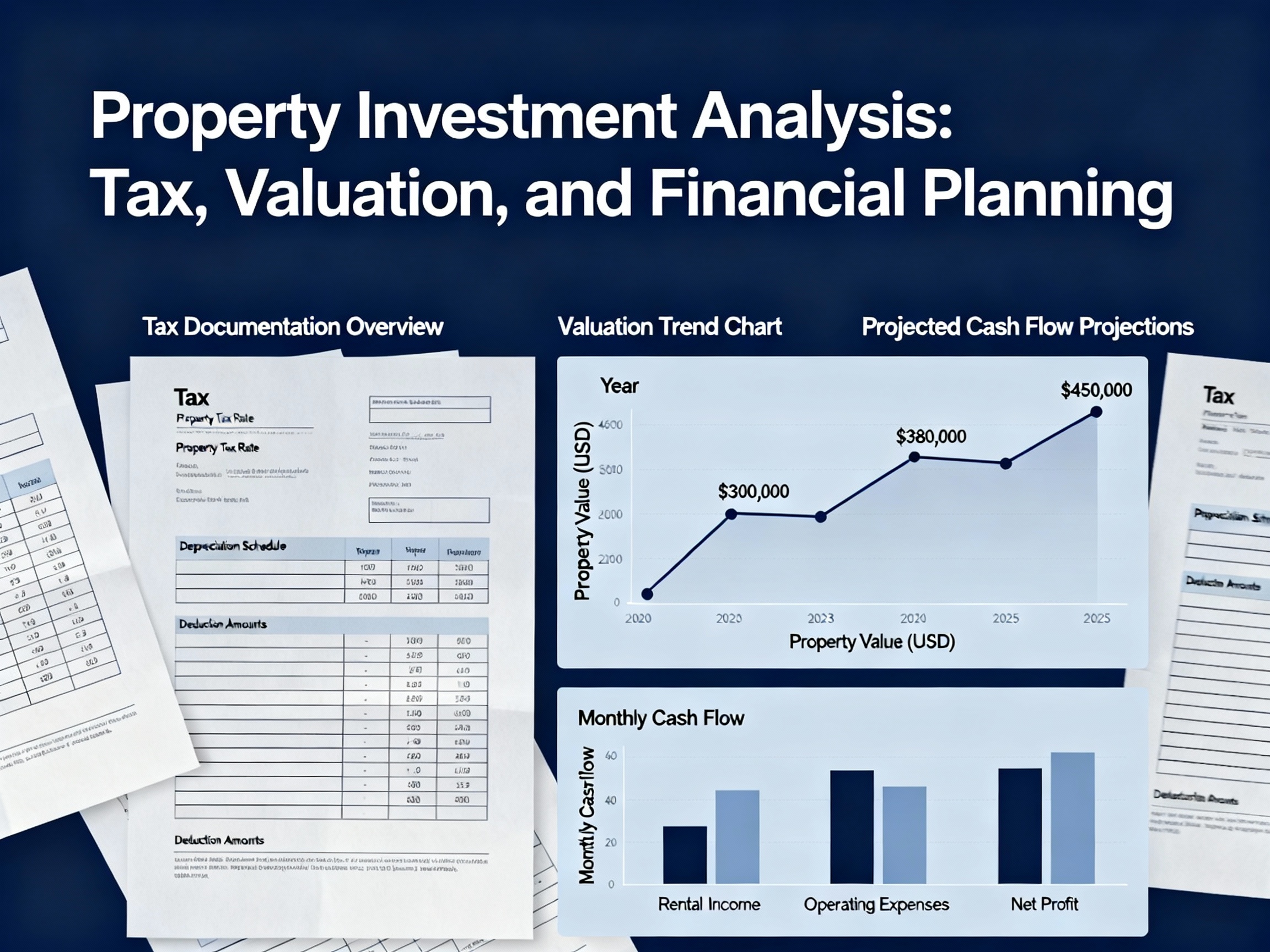 Property valuation and tax planning for real estate investments