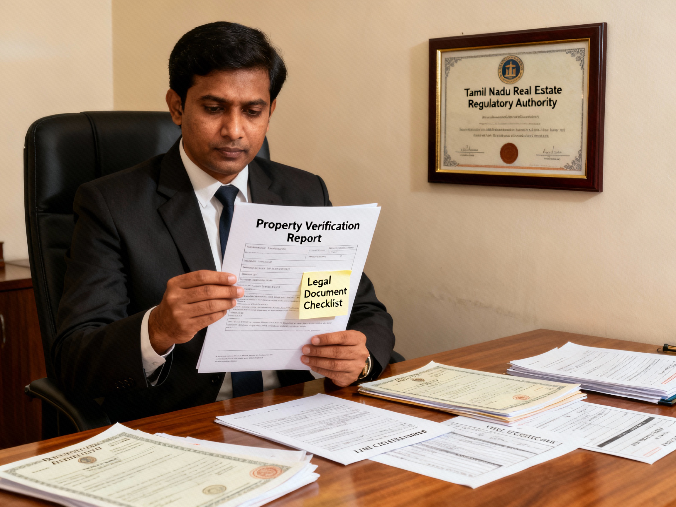 சிவில் வழக்கறிஞர் சொத்து சரிபார்ப்பு