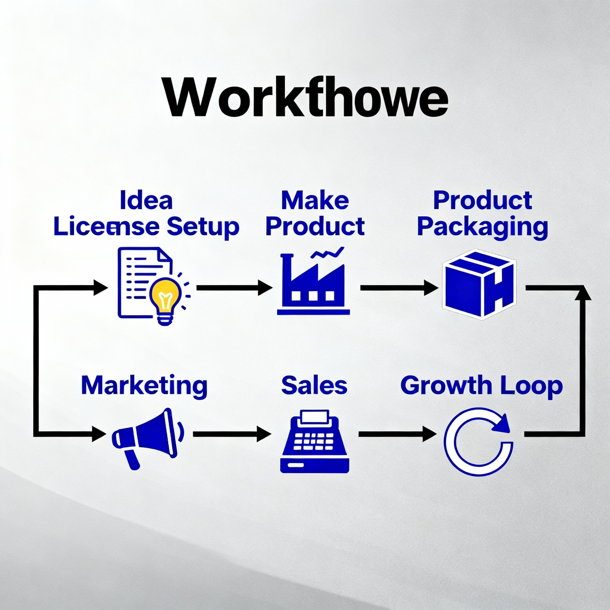 Best Low Investment Manufacturing Business Ideas 2025 | Beginners Guide 5 Step-by-step manufacturing business startup workflow