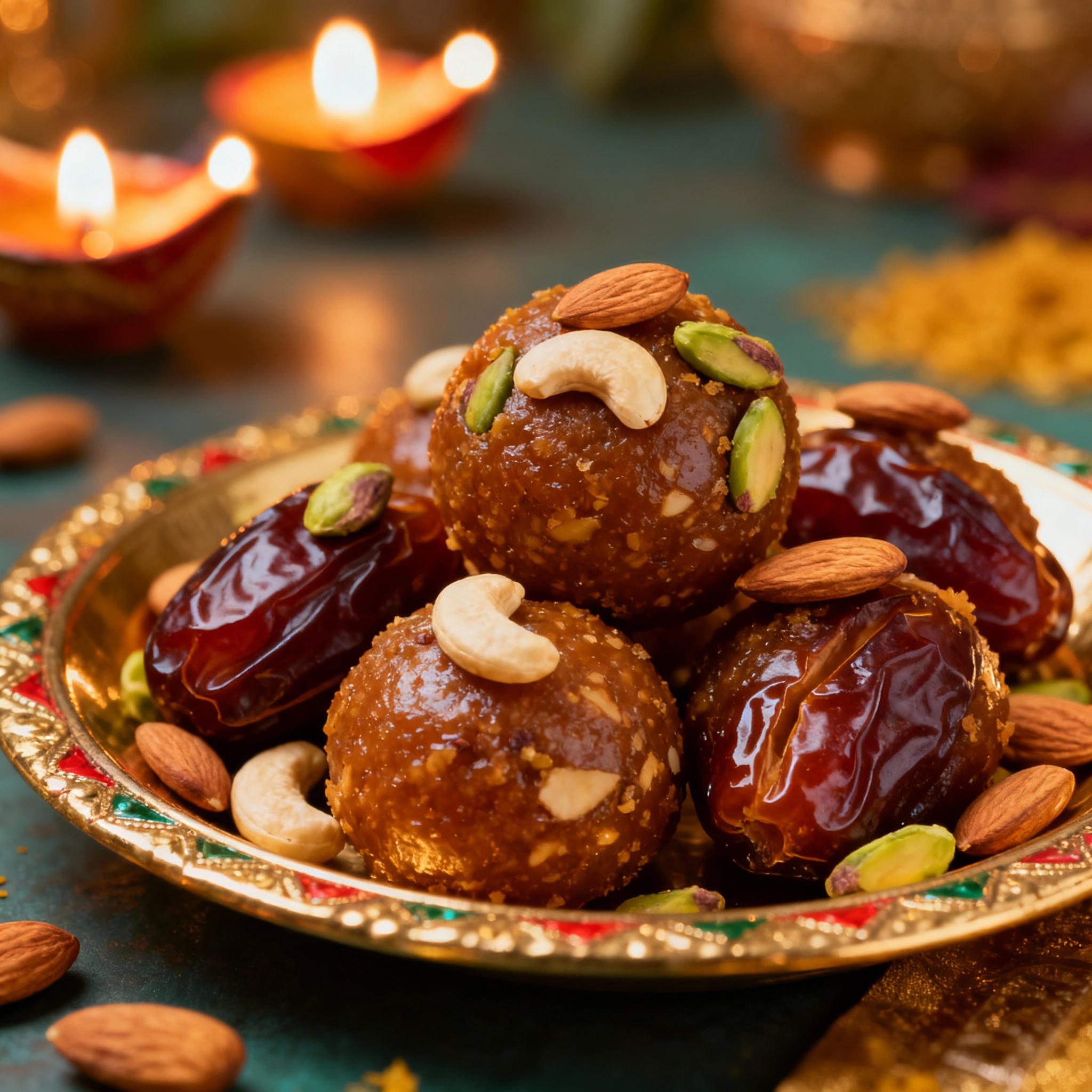 Dates & Nuts Ladoo - Energy Packed Delight for Diwali