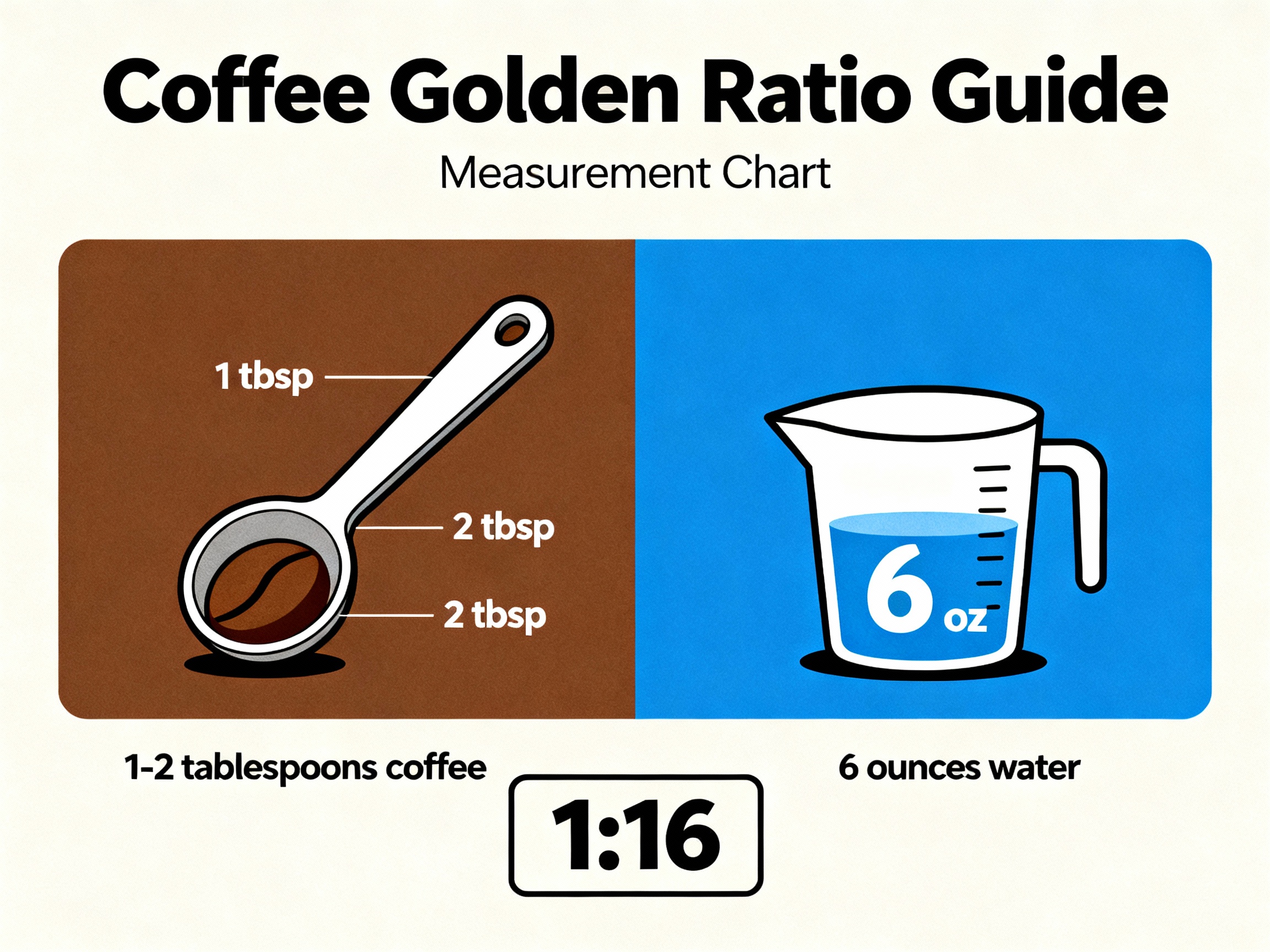 Golden Ratio Coffee to Water Measurement Guide - Drip Coffee