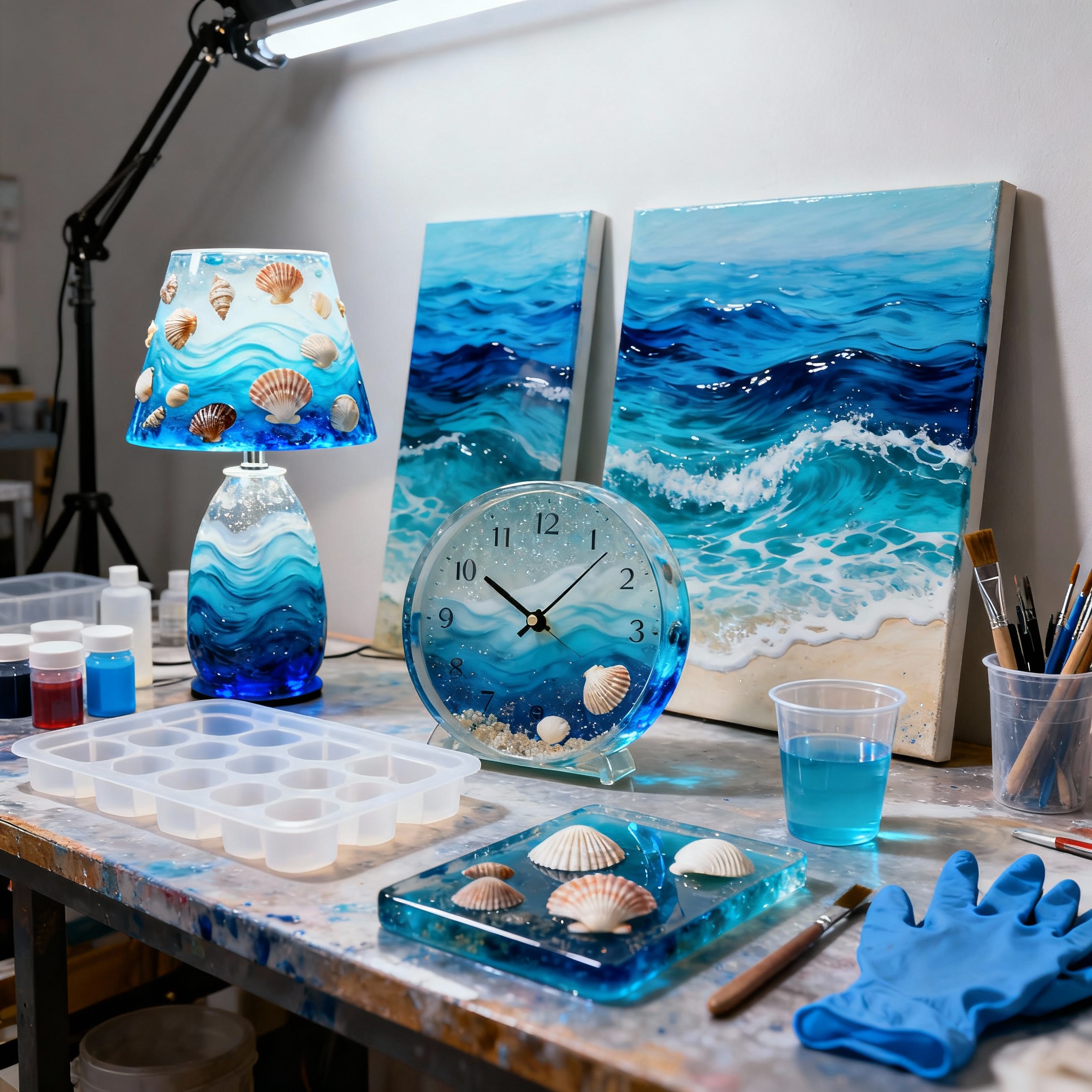 Decoración con resina