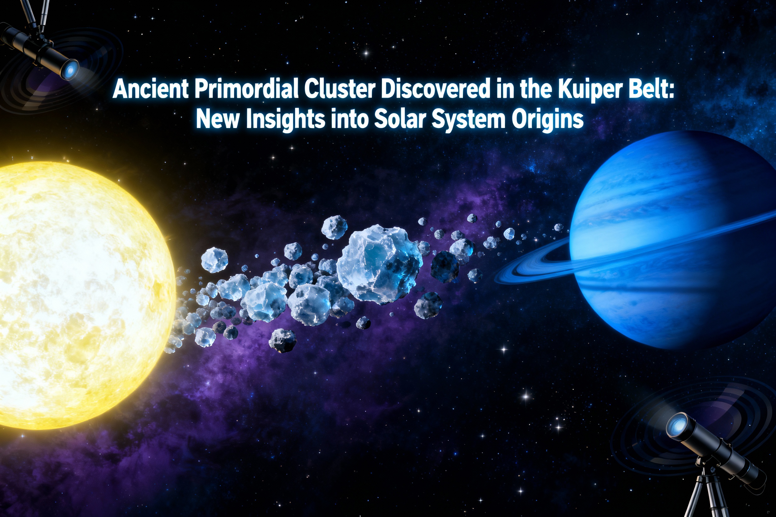 Ancient Primordial Cluster Discovered in the Kuiper Belt: New Insights into Solar System Origins