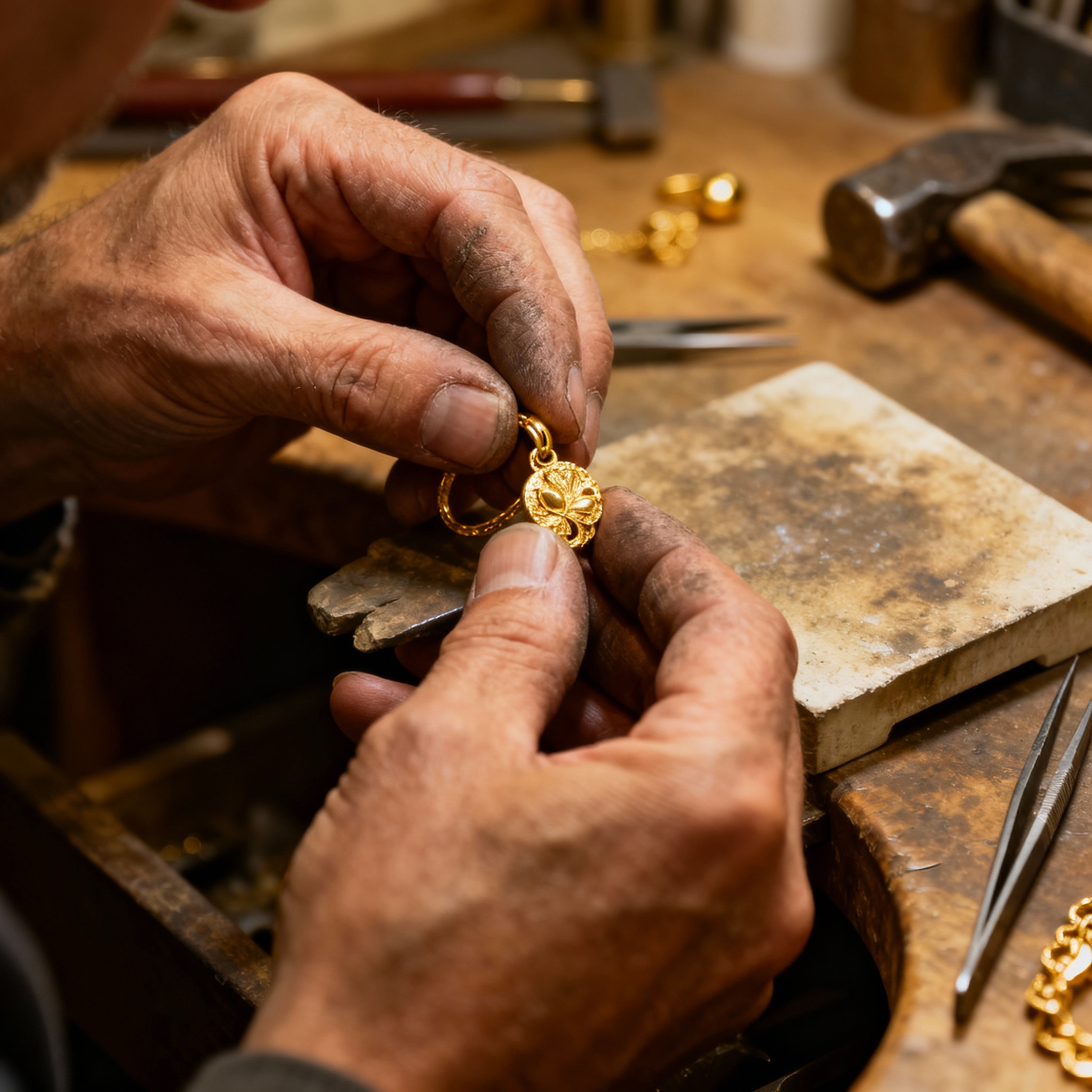 Processo Artesanal de Criação de Joias