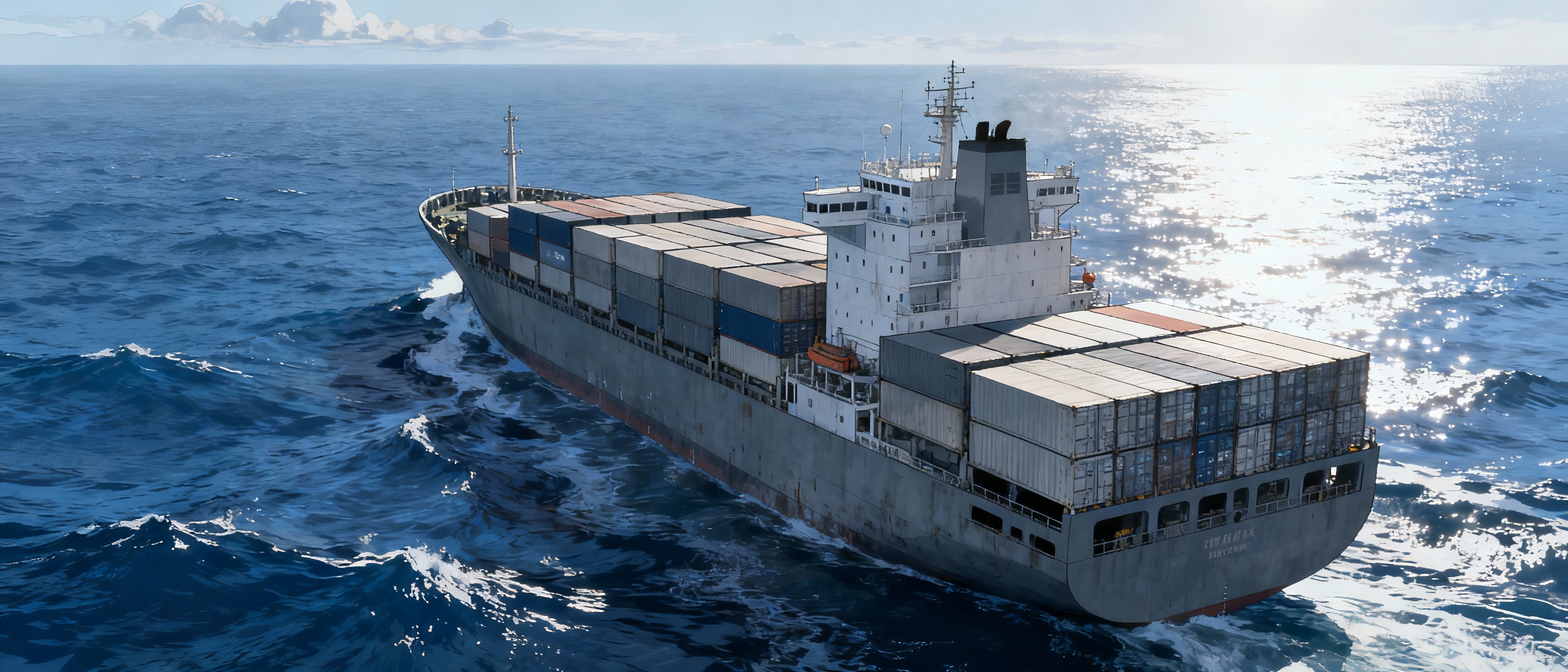 Ocean cargo ship