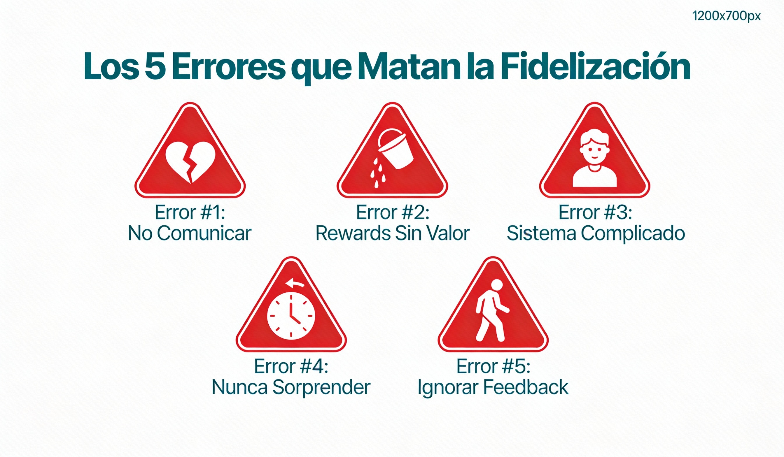 Errores Fidelización