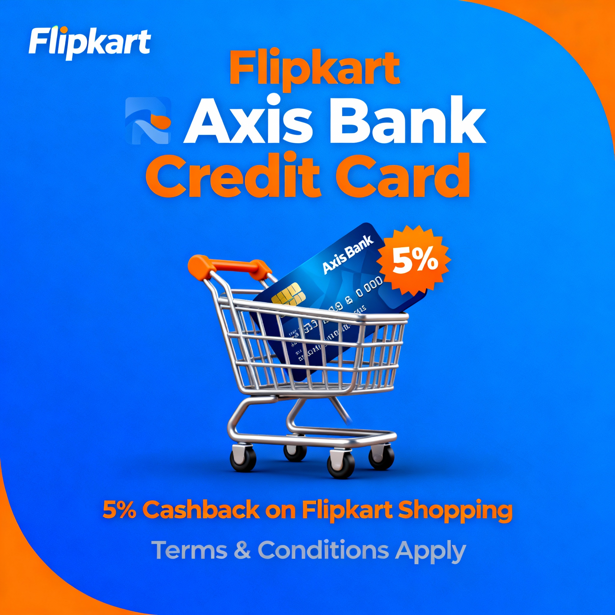 Unbelievable Flipkart Axis Bank Credit Card Review 2025: Kya Worth Hai? 2 Flipkart Axis Credit Card showing 5% cashback benefits