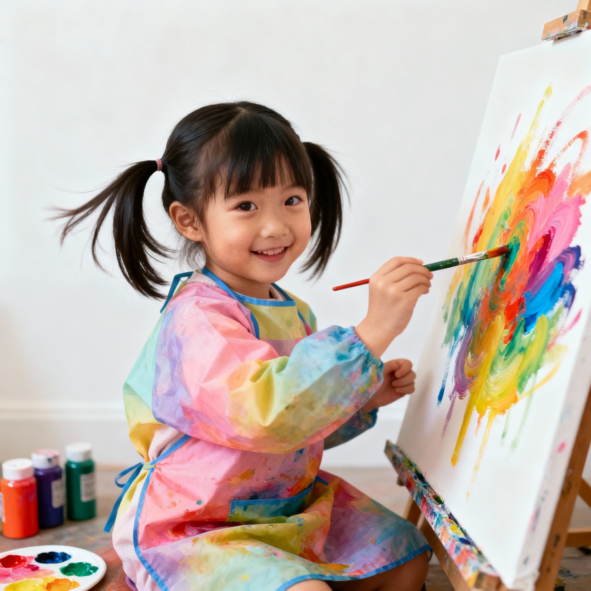 Tu Anh Teresa Cherry creating beautiful artwork