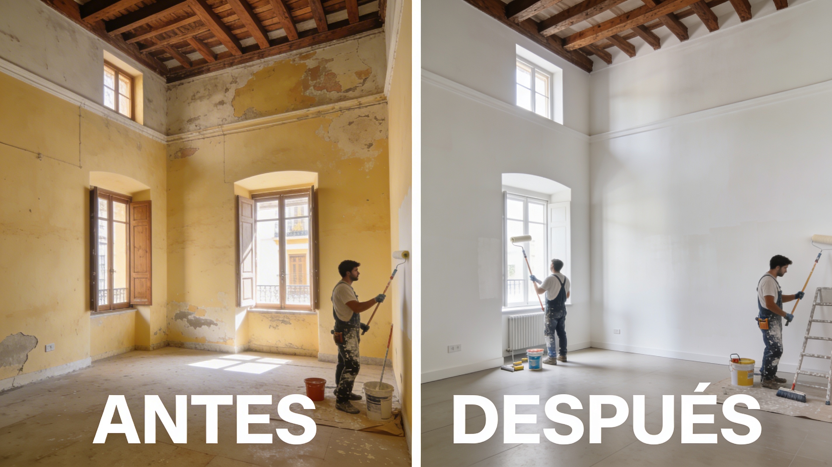 Trabajo realizado: Pintura en vivienda de alquiler