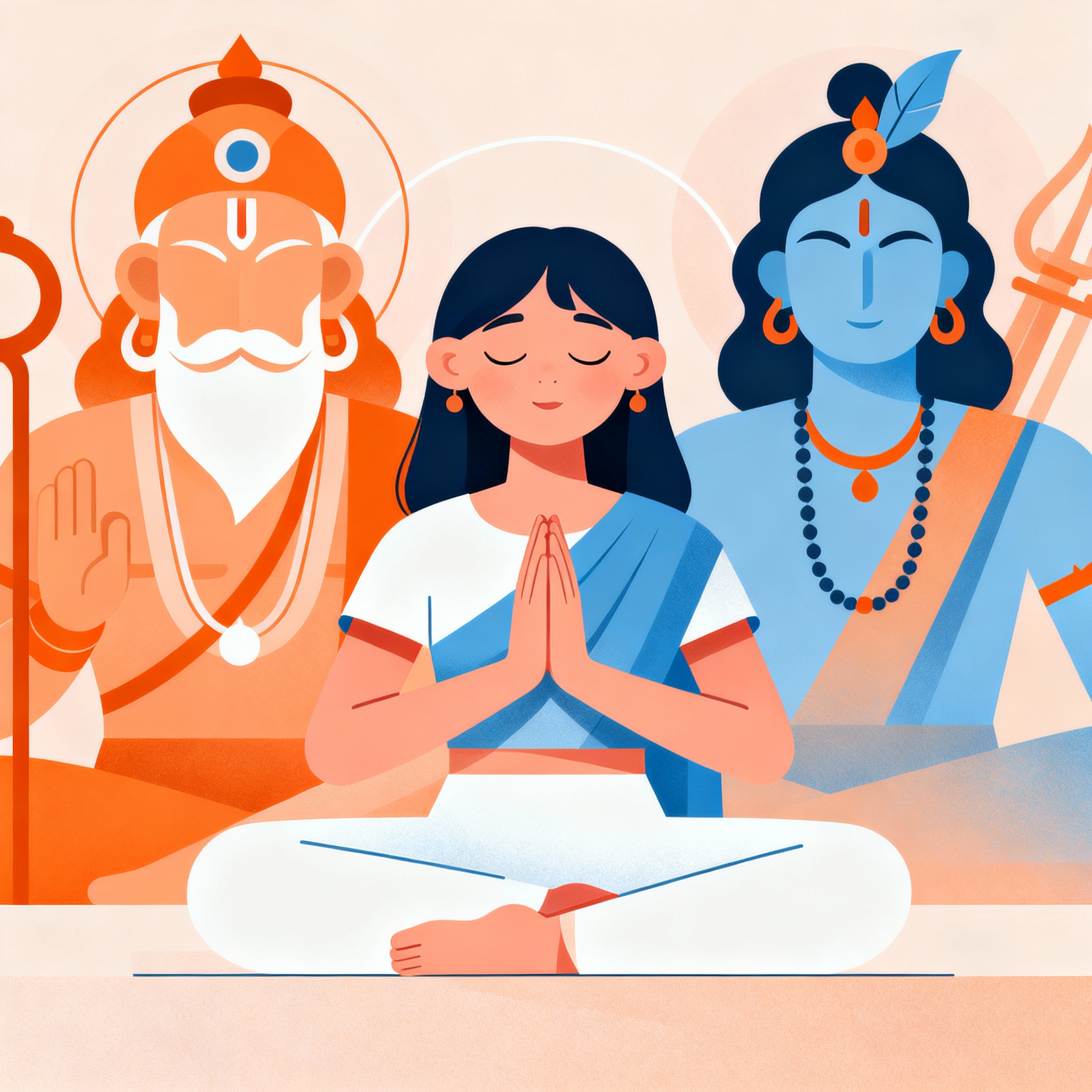 Nirjara's devotion to Lord Hanuman and Krishna