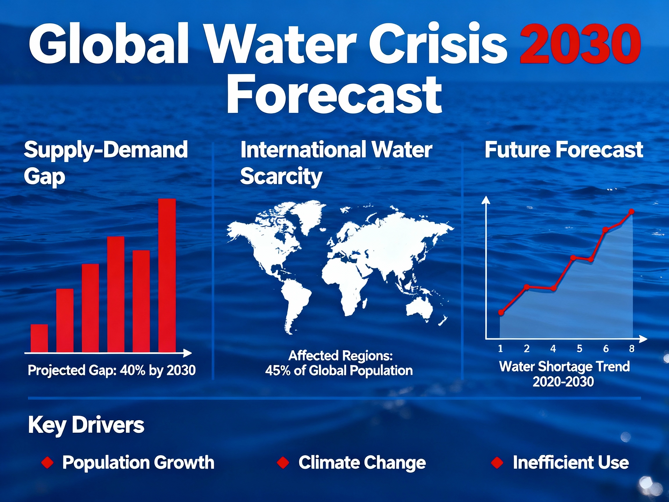 بحران آبی جهانی: شکاف گسترده میان عرضه و تقاضا