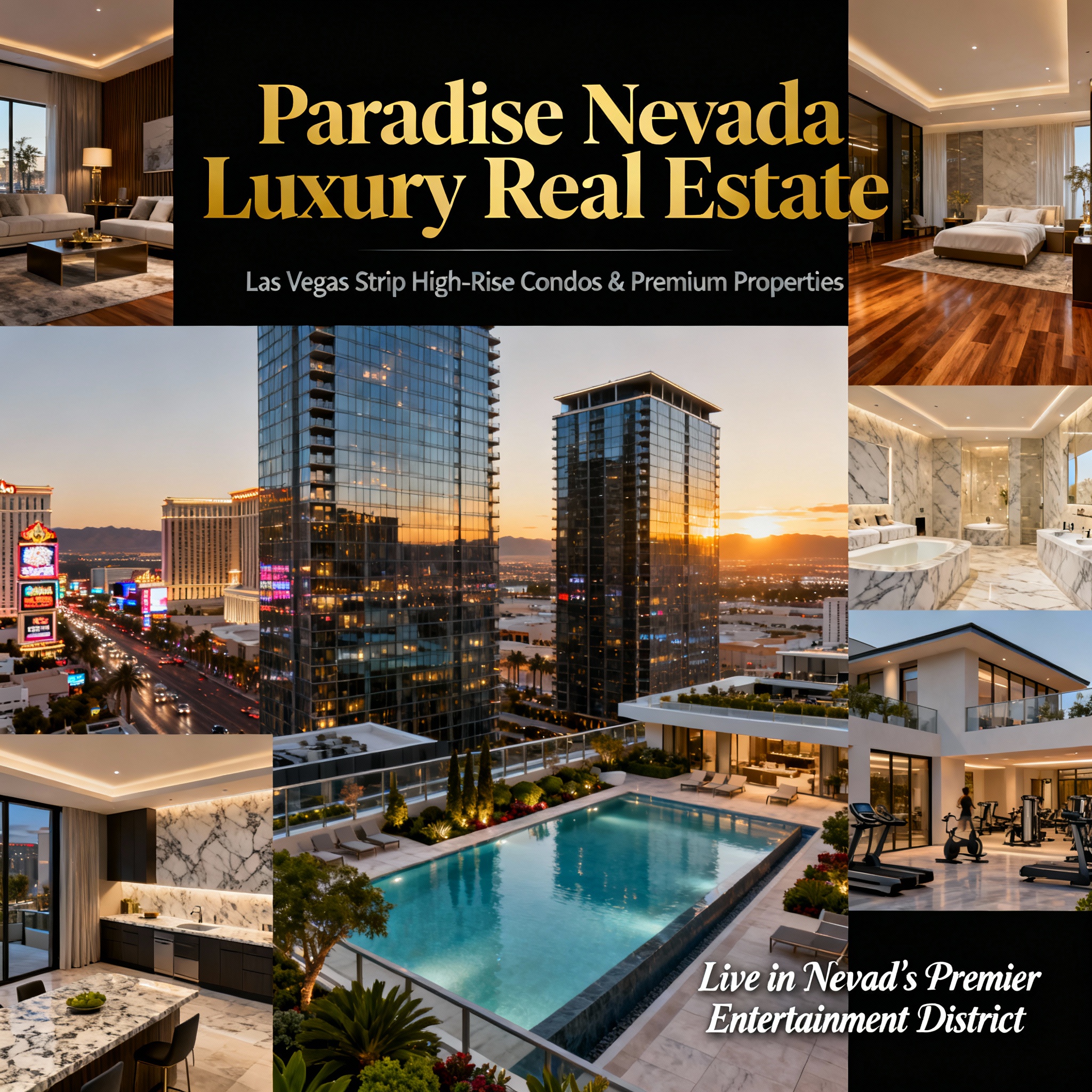 Paradise Nevada Luxury Real Estate 2025: Complete Guide to High-End Properties, Strip Condos & Investment Opportunities,Real Estate Concierge Network (RECNGroup.com)