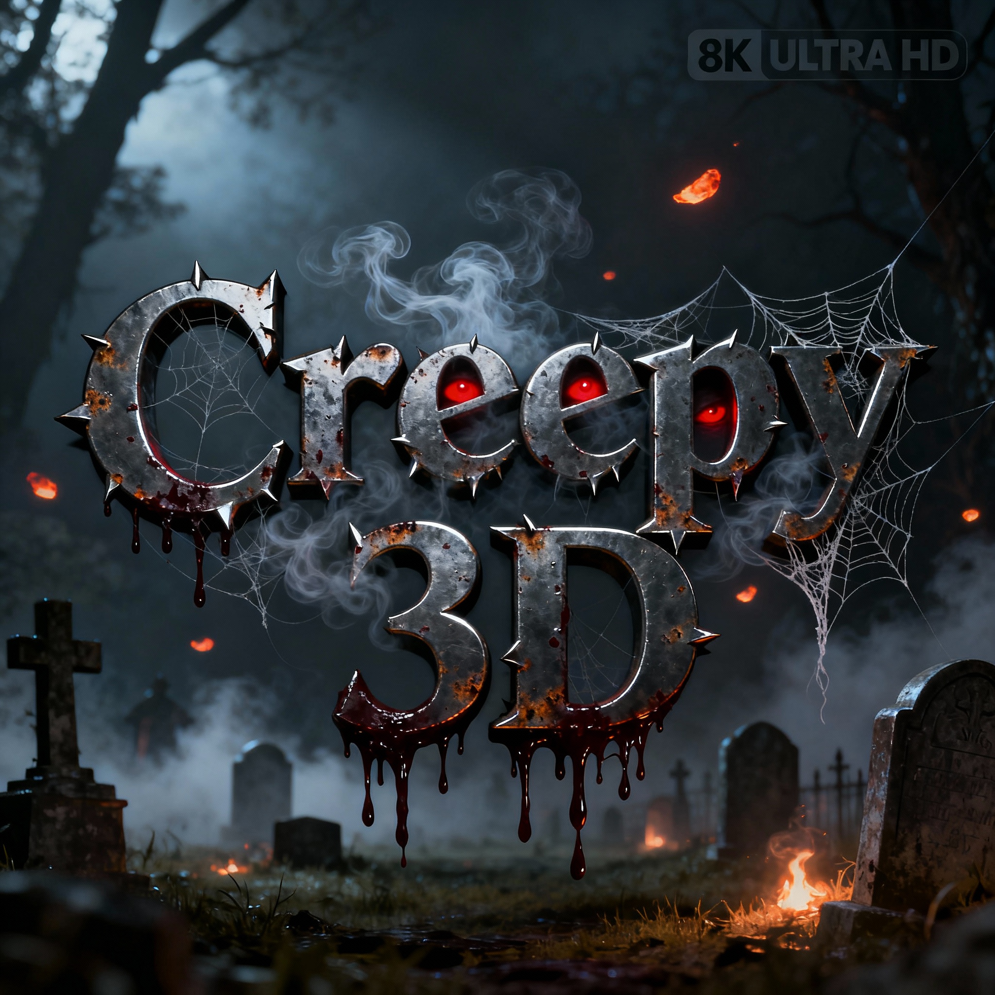 Creepy 3D Logo
