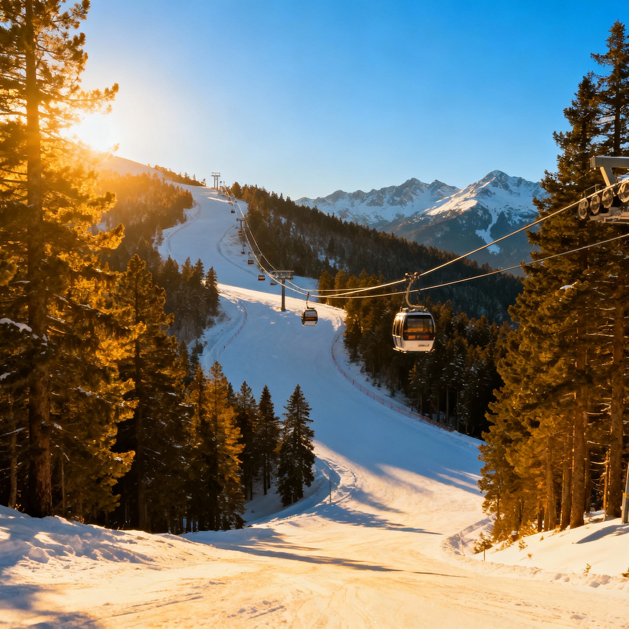 Sinaia Winter Landscape