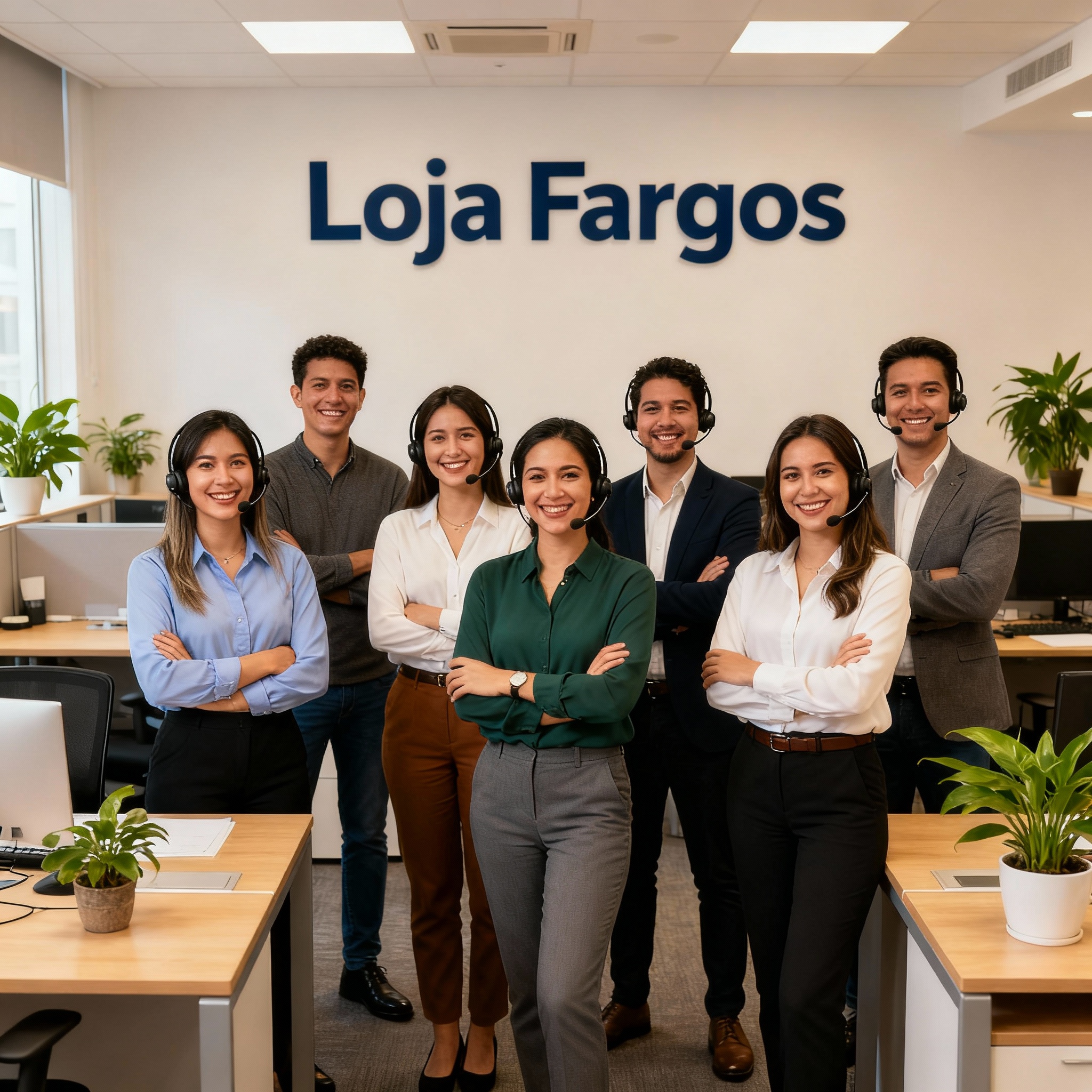 Equipe de atendimento Loja Fargos
