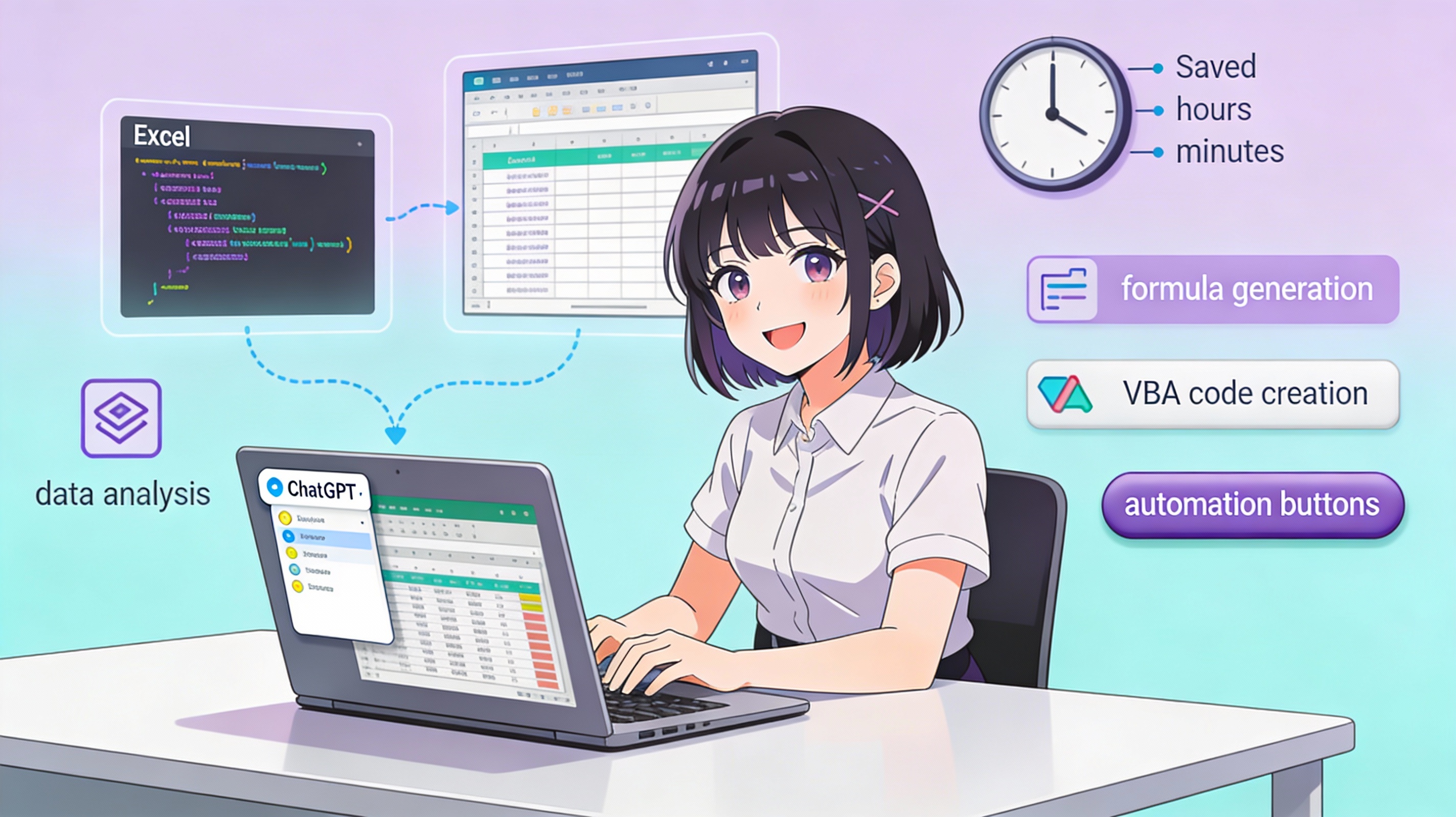 ChatGPT 엑셀 자동화 가이드 썸네일