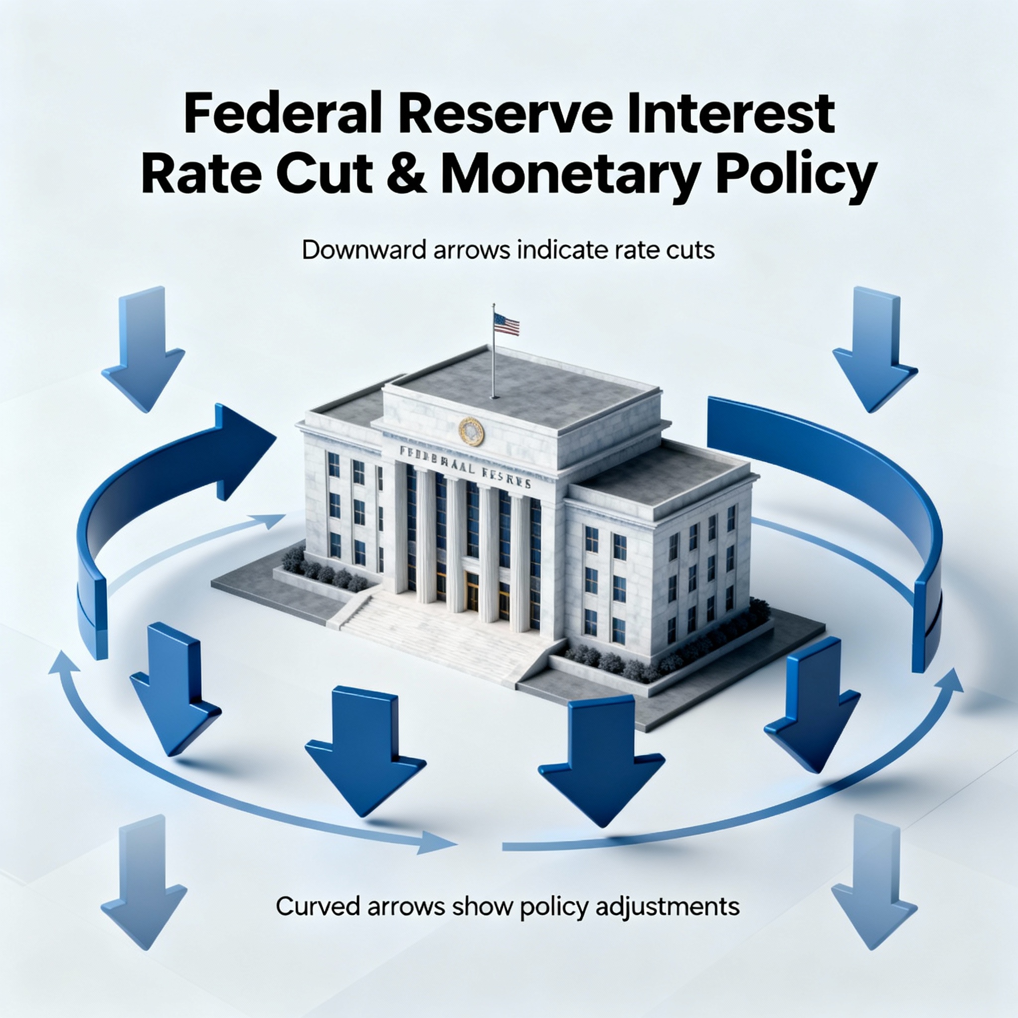 Federal Reserve implementing rate cuts to support economic growth amid market uncertainty
