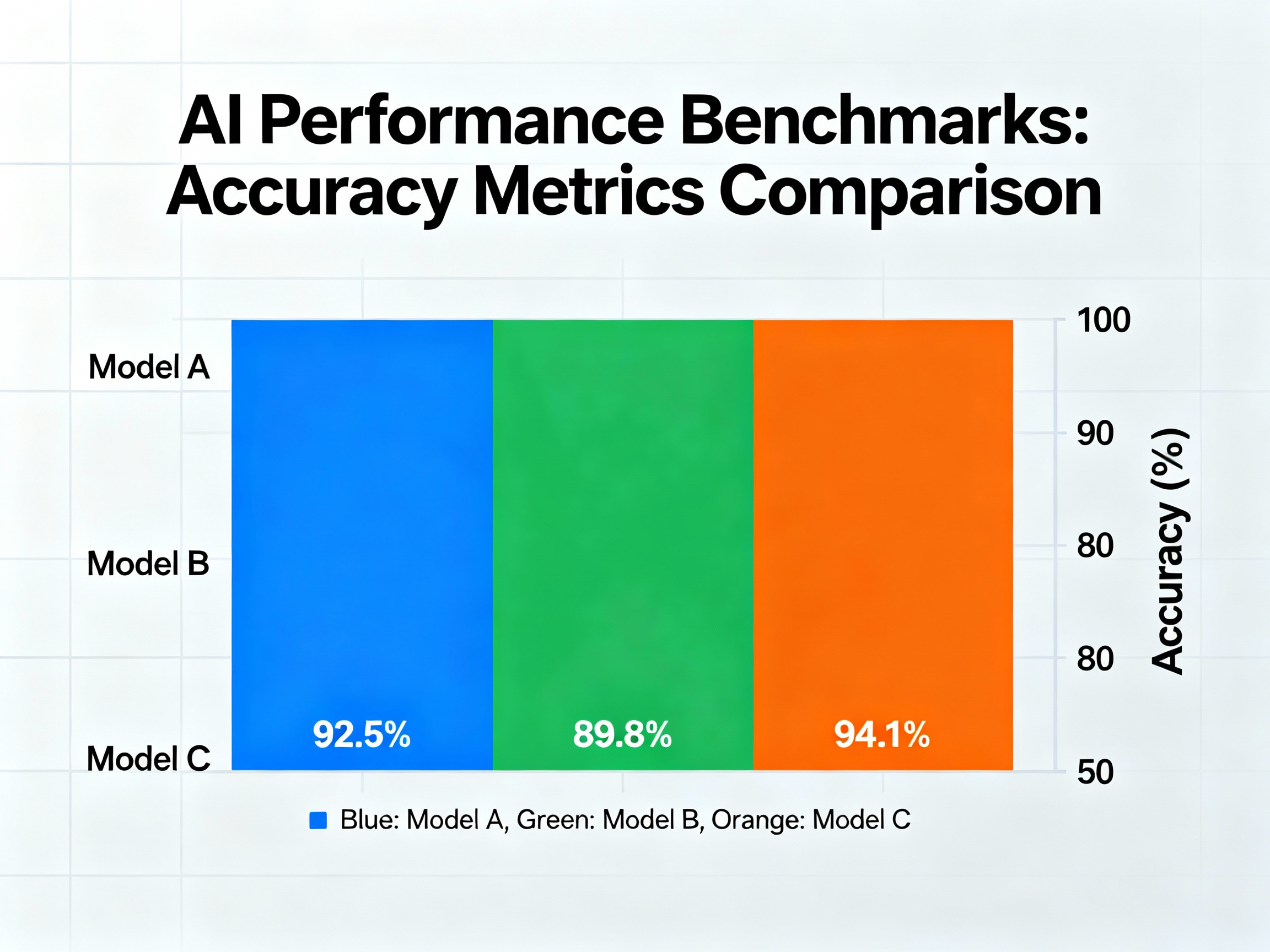 AI performance benchmarks and accuracy metrics comparison chart for ChatGPT Claude Gemini
