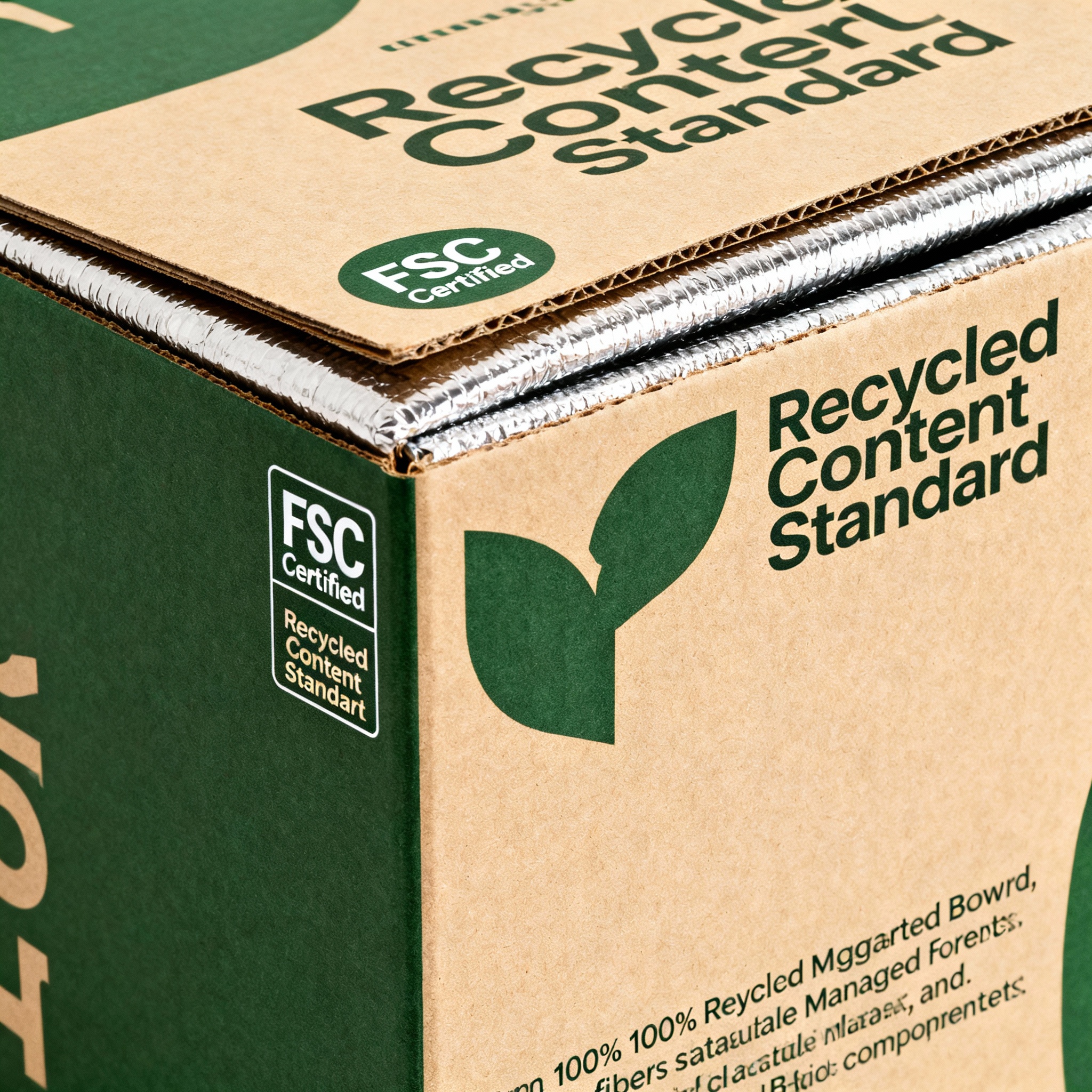 Innovative sustainable isothermal packaging with recycled and bio-based materials