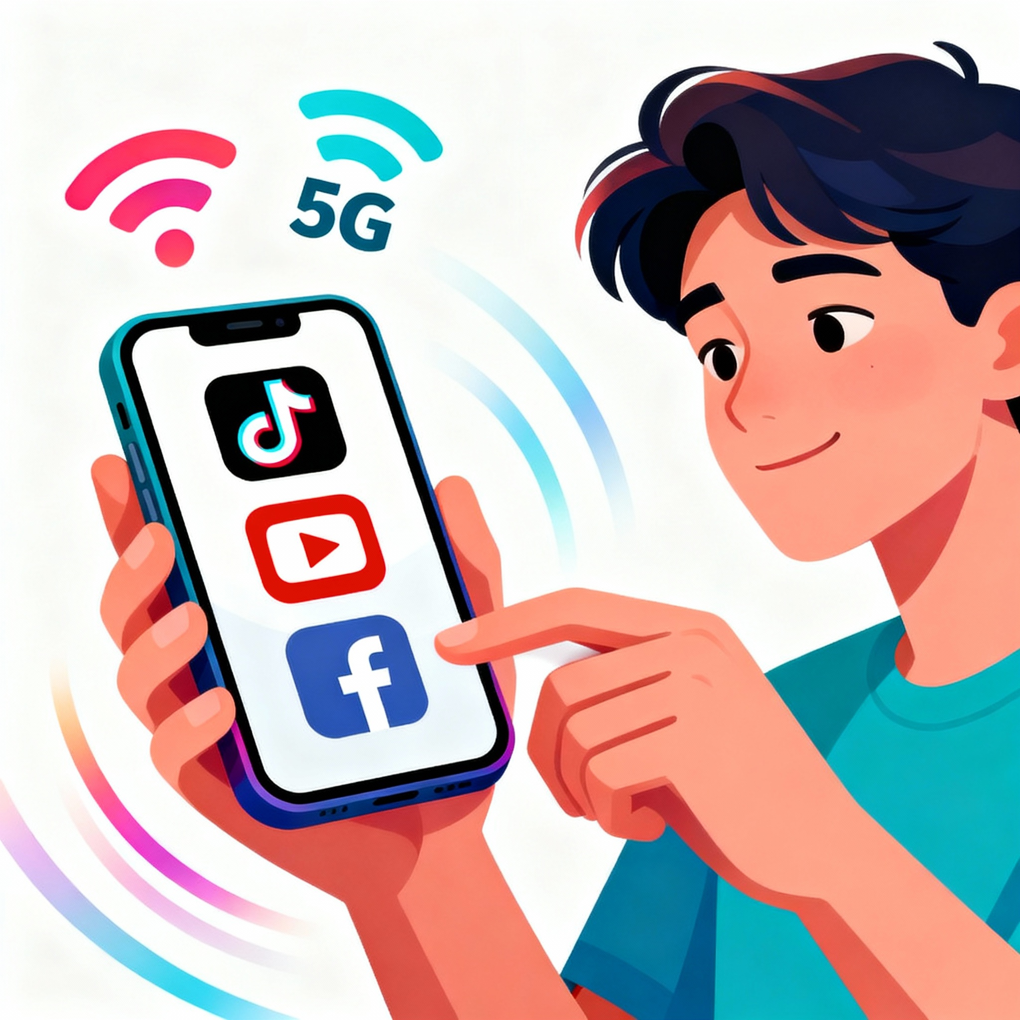 เล่น TikTok, YouTube, Facebook ทั้งวัน ใช้โปรเน็ตแบบไหนดีไม่หมดก่อนสิ้นวัน