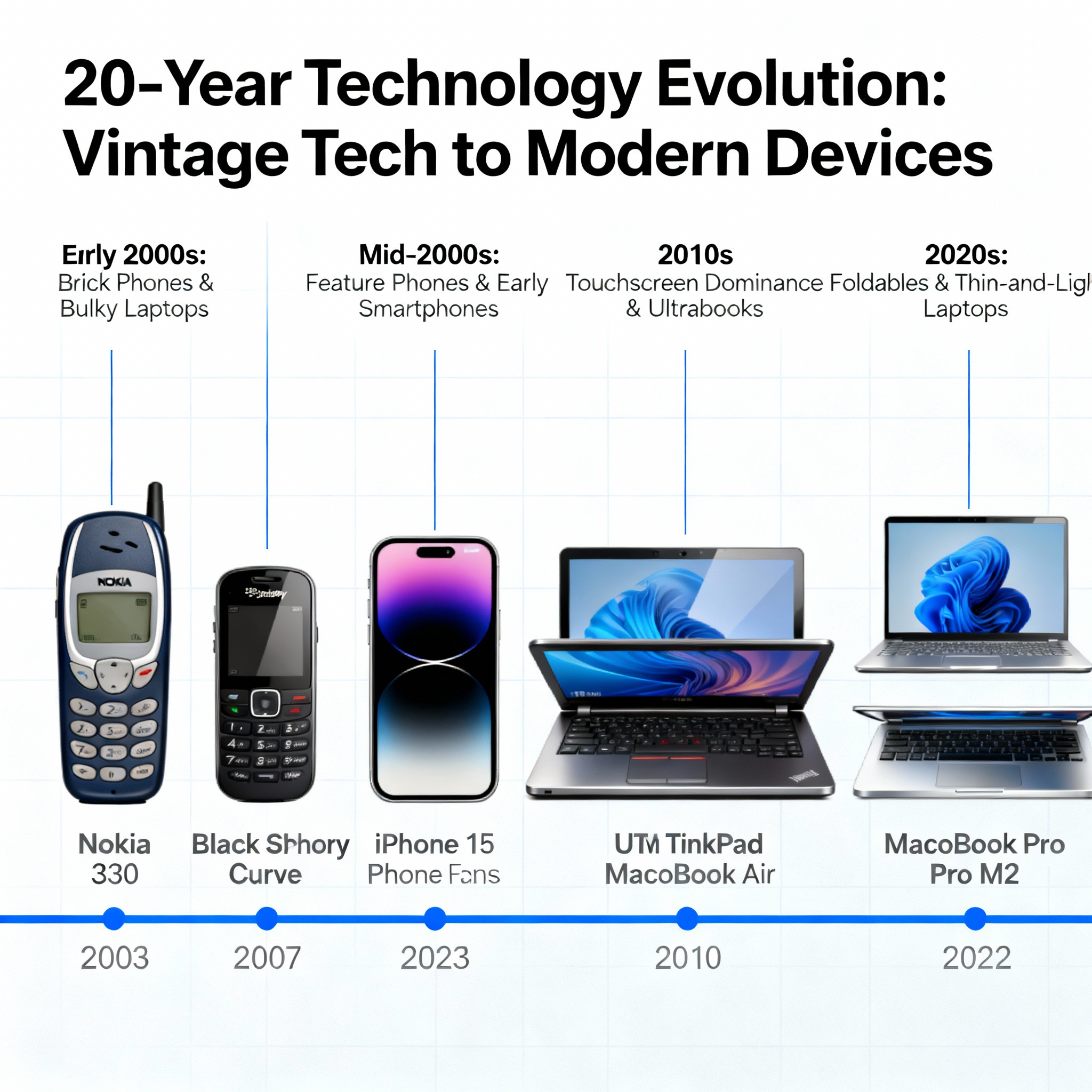 Timeline evoluzione tecnologica