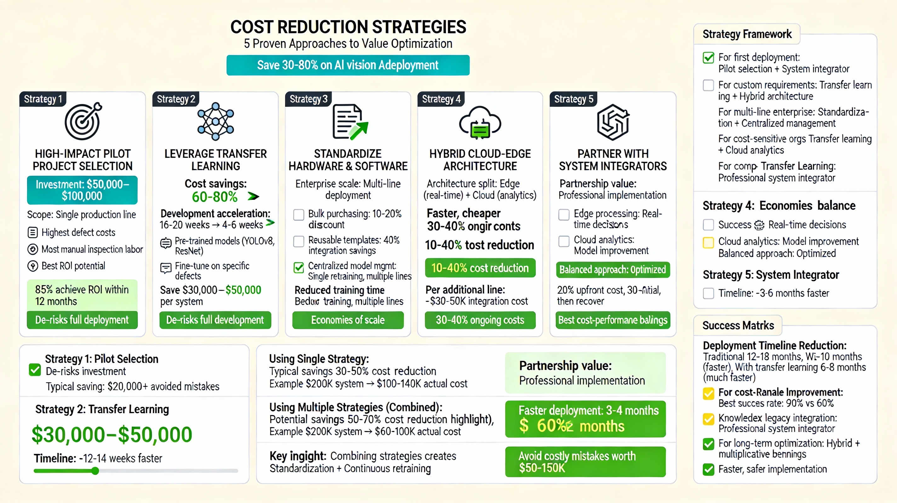 Cost Reduction Strategies: 5 Proven Approaches to Save 50-70% on Vision System Deployment