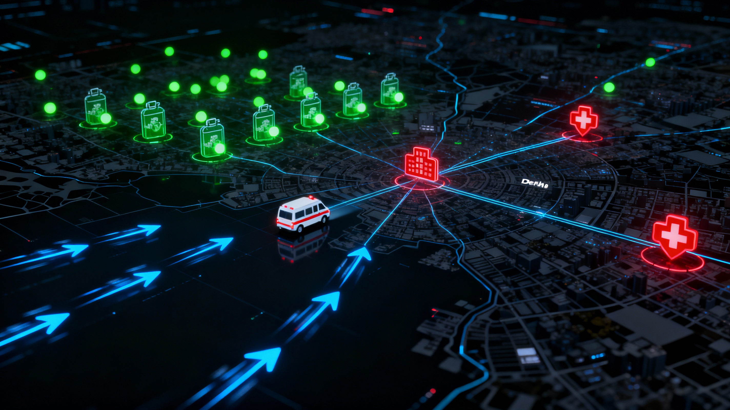 Network Map - Hospital Dashboard Integration