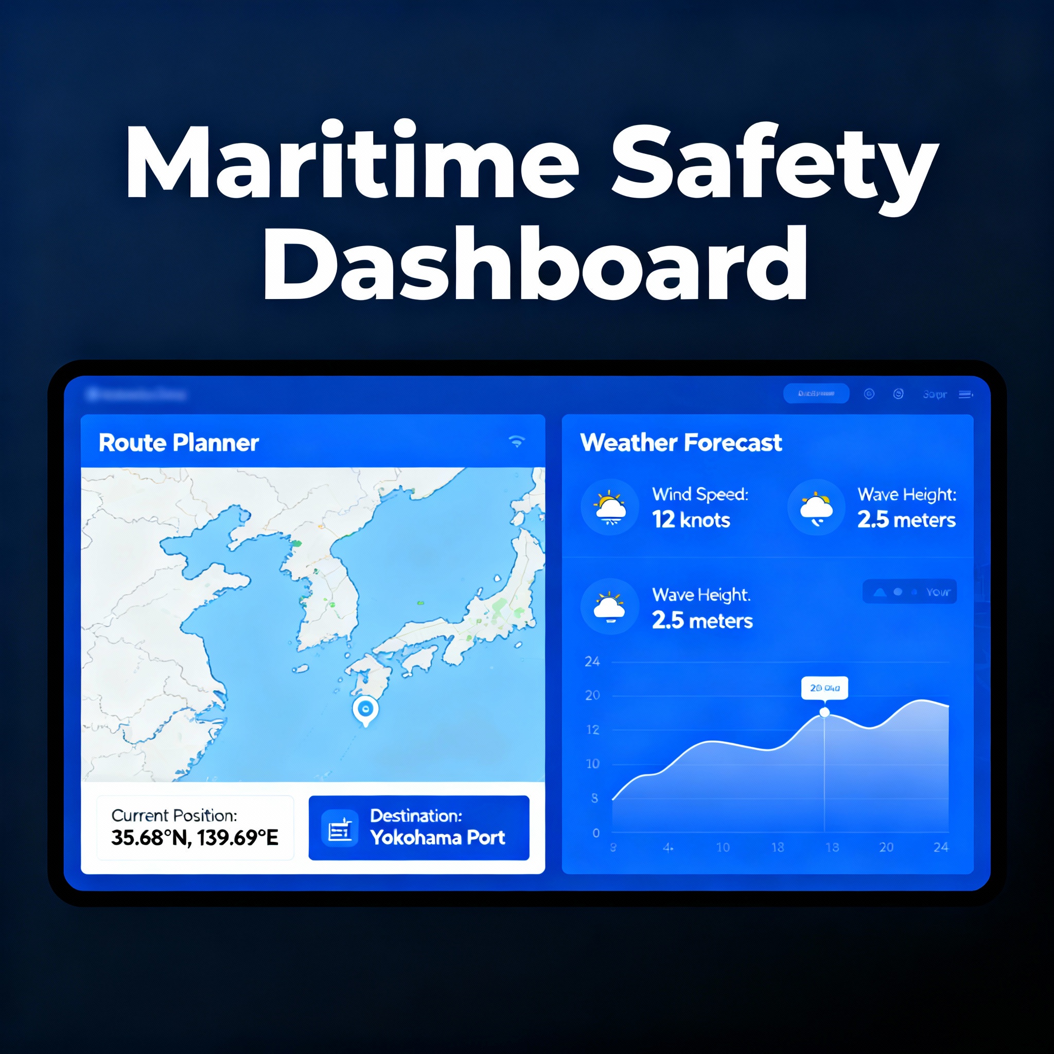 SeaSafe Dashboard Mockup