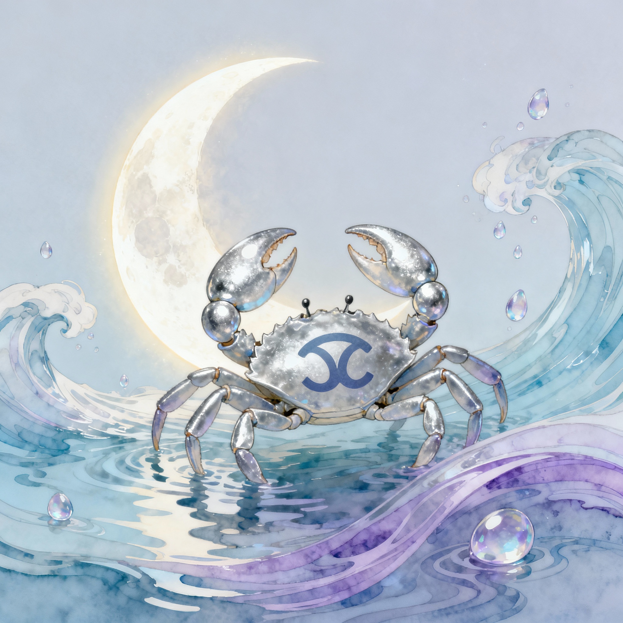 Karka Rashi (Cancer) - The nurturing crab with lunar influence