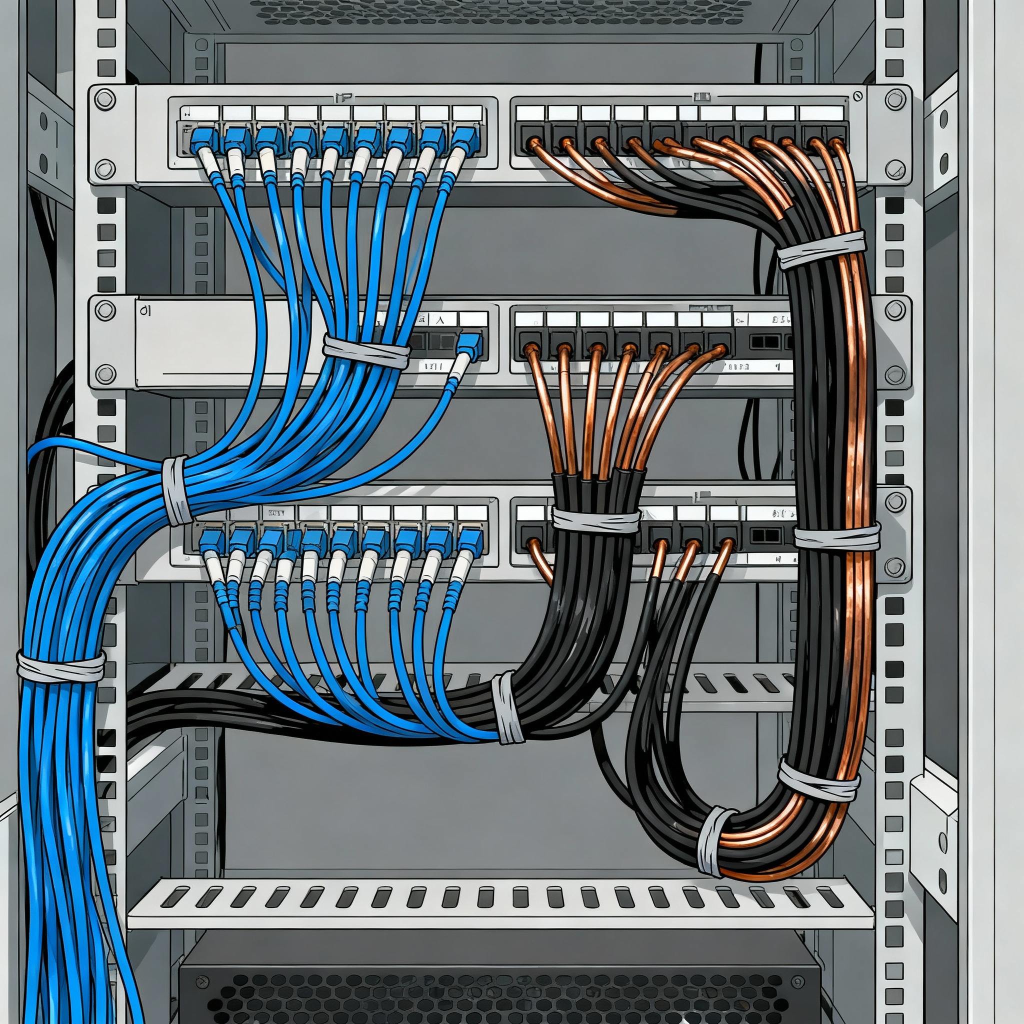 Professional cable management and organization system