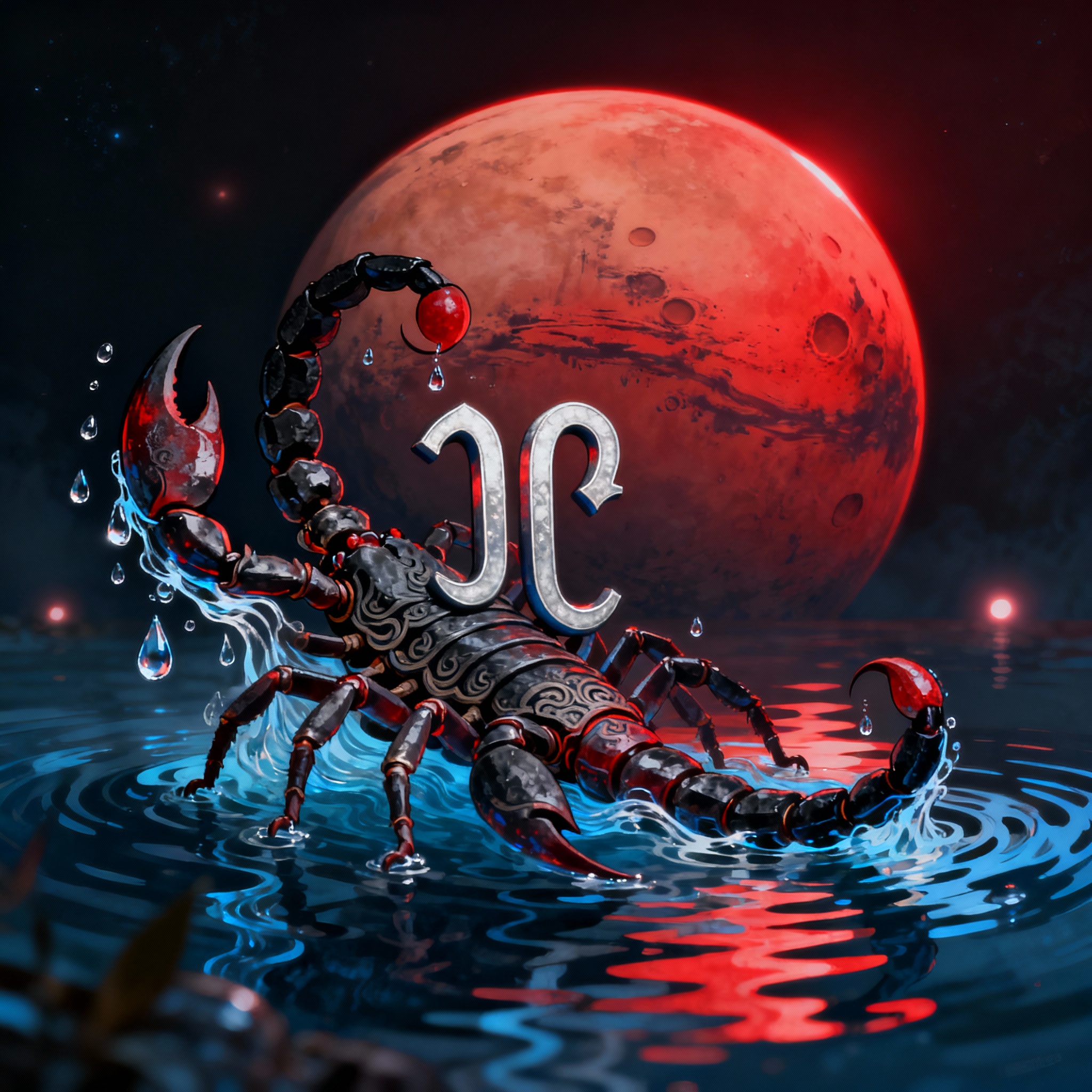 Vrishchika Rashi (Scorpio) - The intense scorpion with Mars power