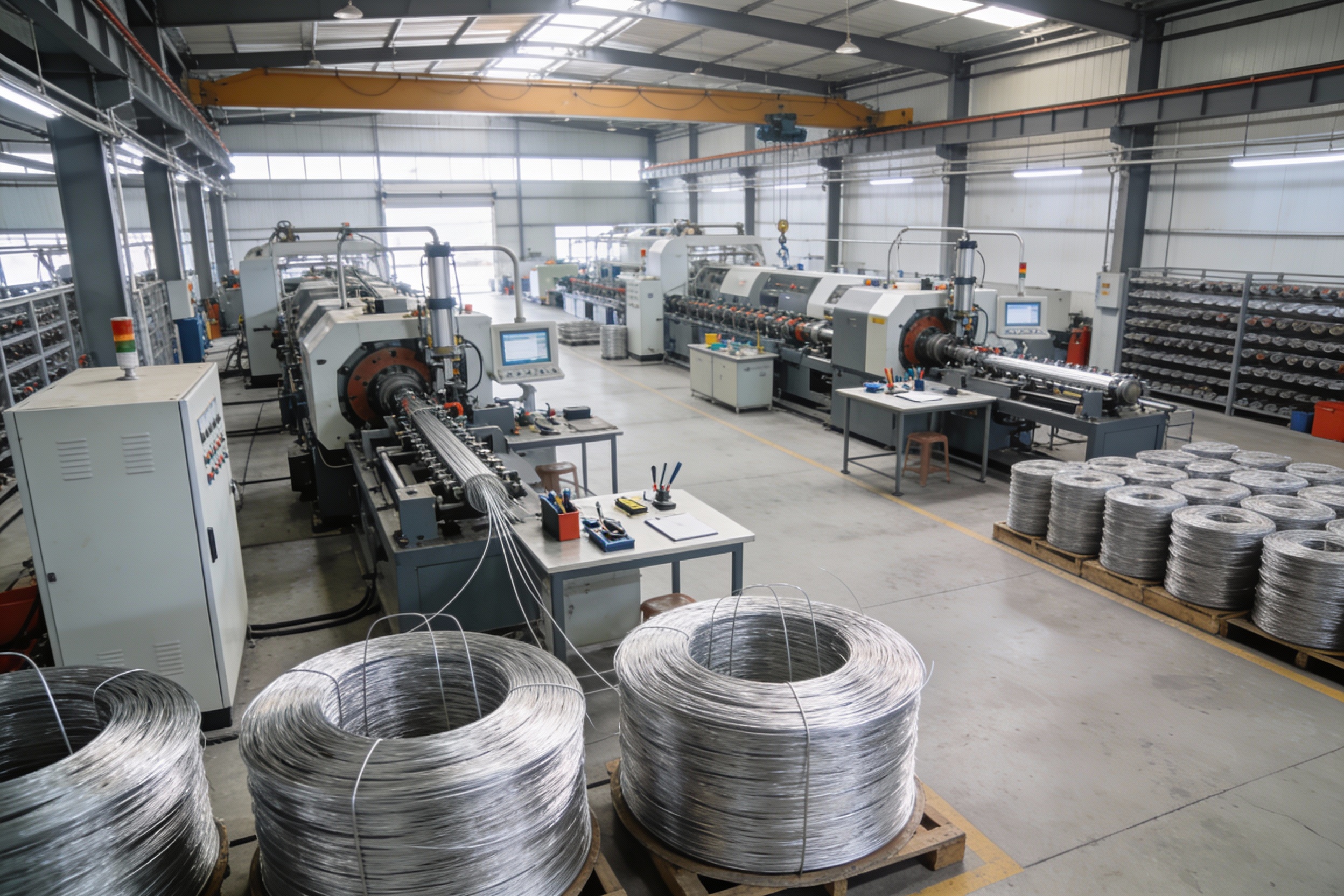 CWM Modern Manufacturing Facility - Factory Floor with Advanced Equipment