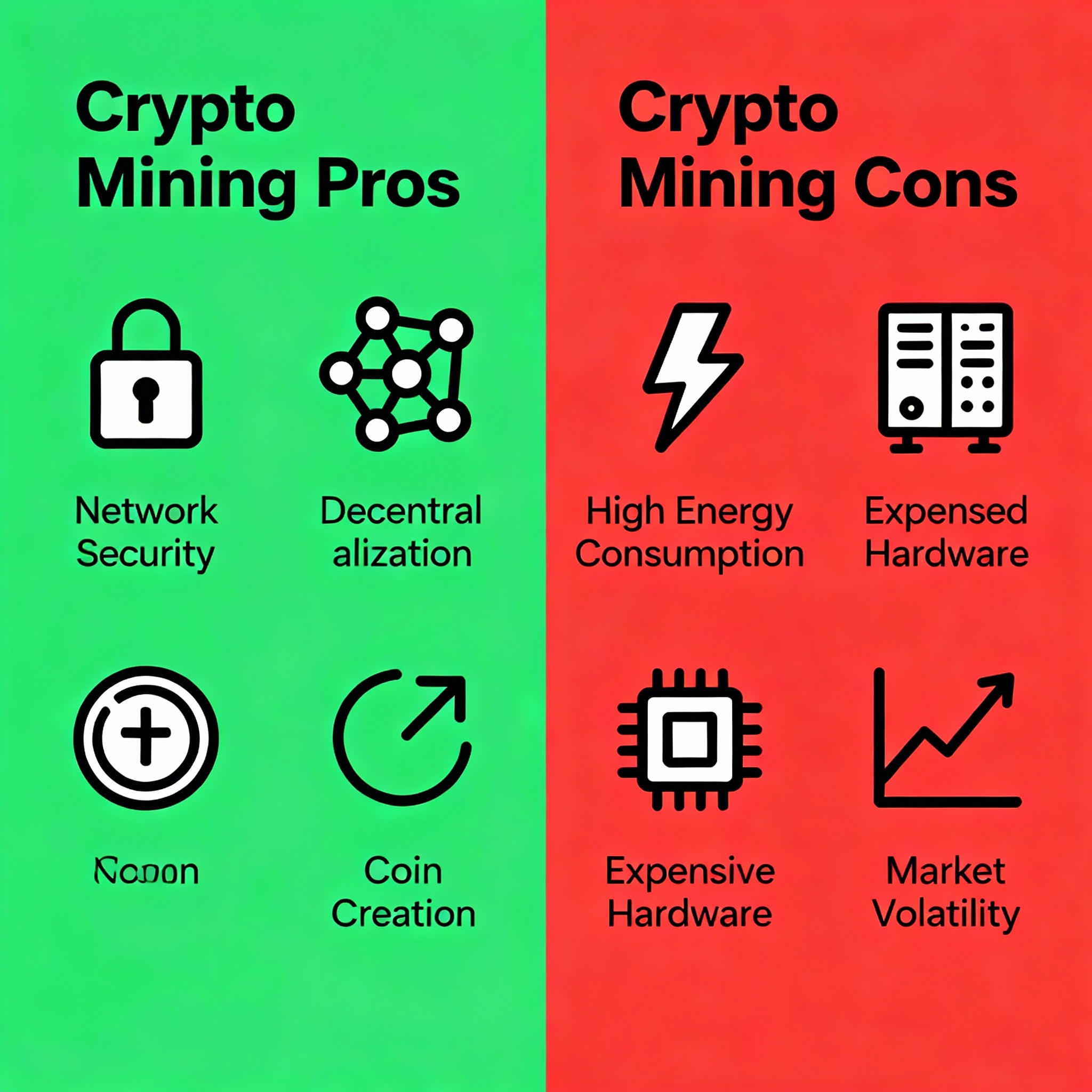 Advantages and disadvantages of Crypto Mining