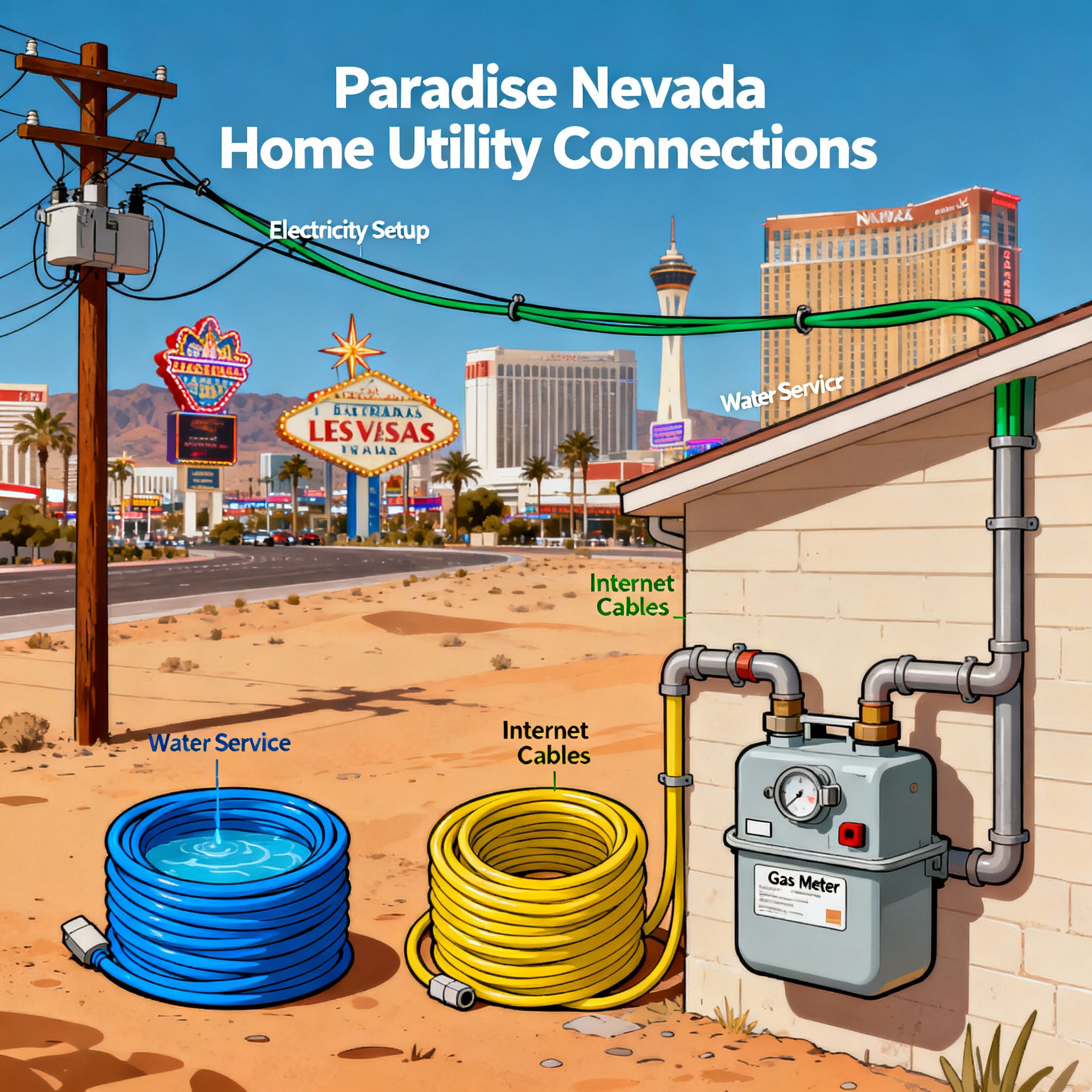Paradise Nevada utility connect guide with complete services setup information