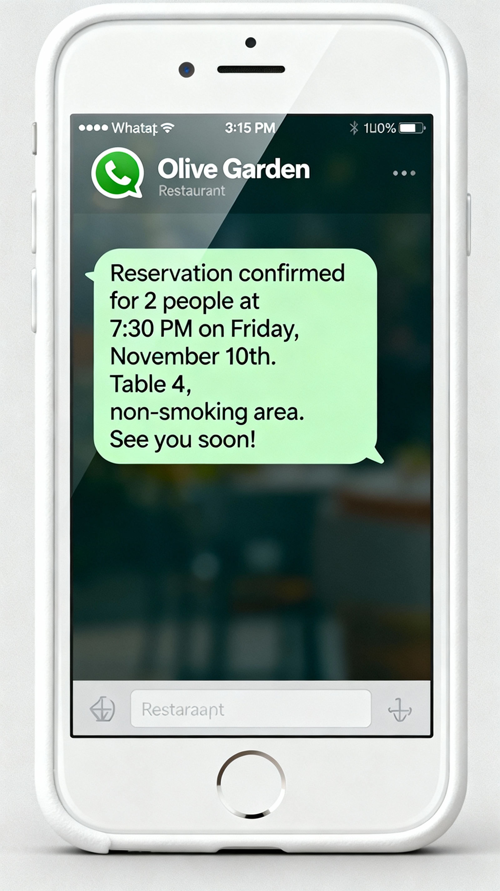 Confirmación WhatsApp automática