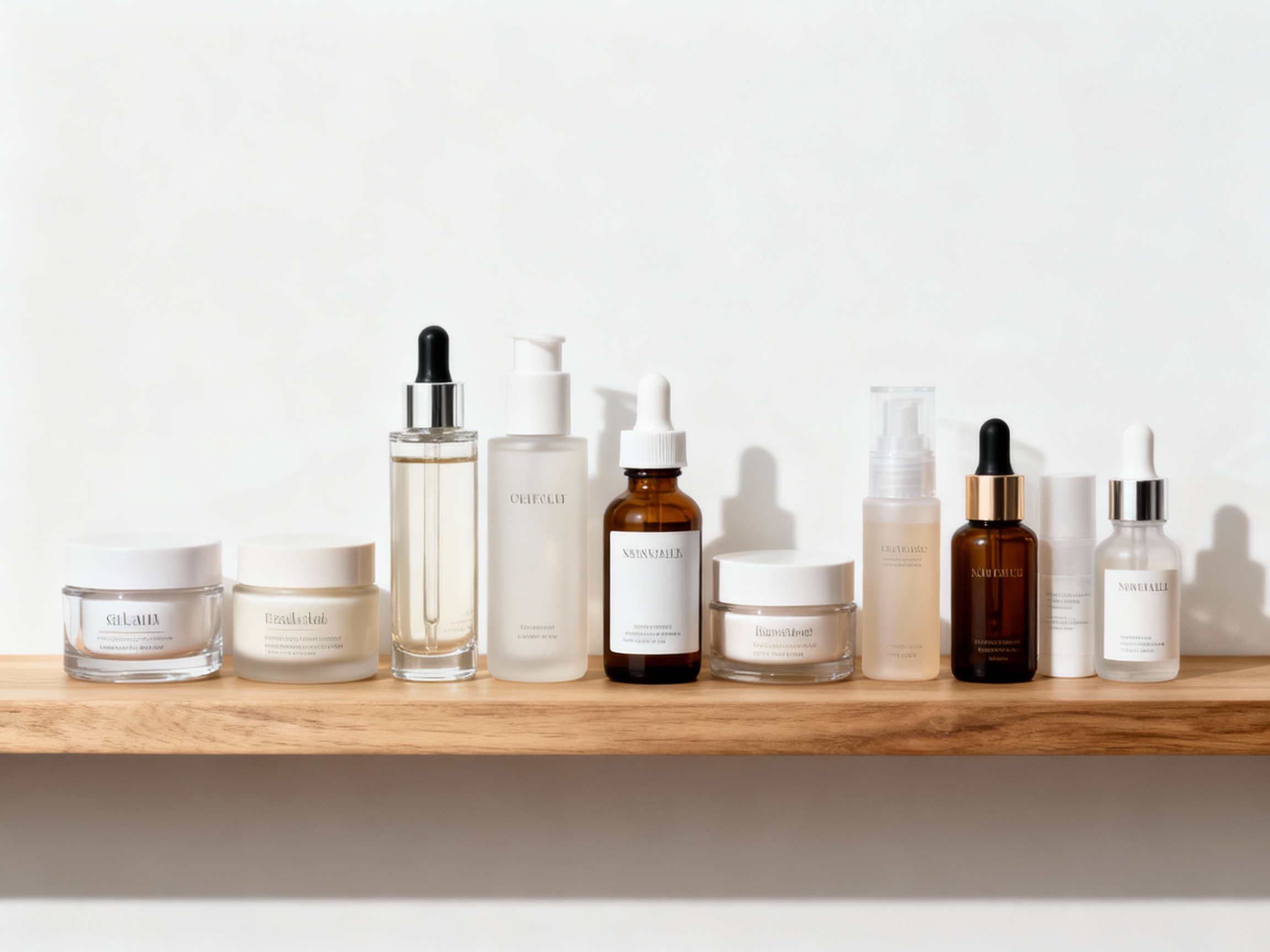 Produits cosmétiques beauté - Soins visage crèmes sérums et routines skincare professionnelles