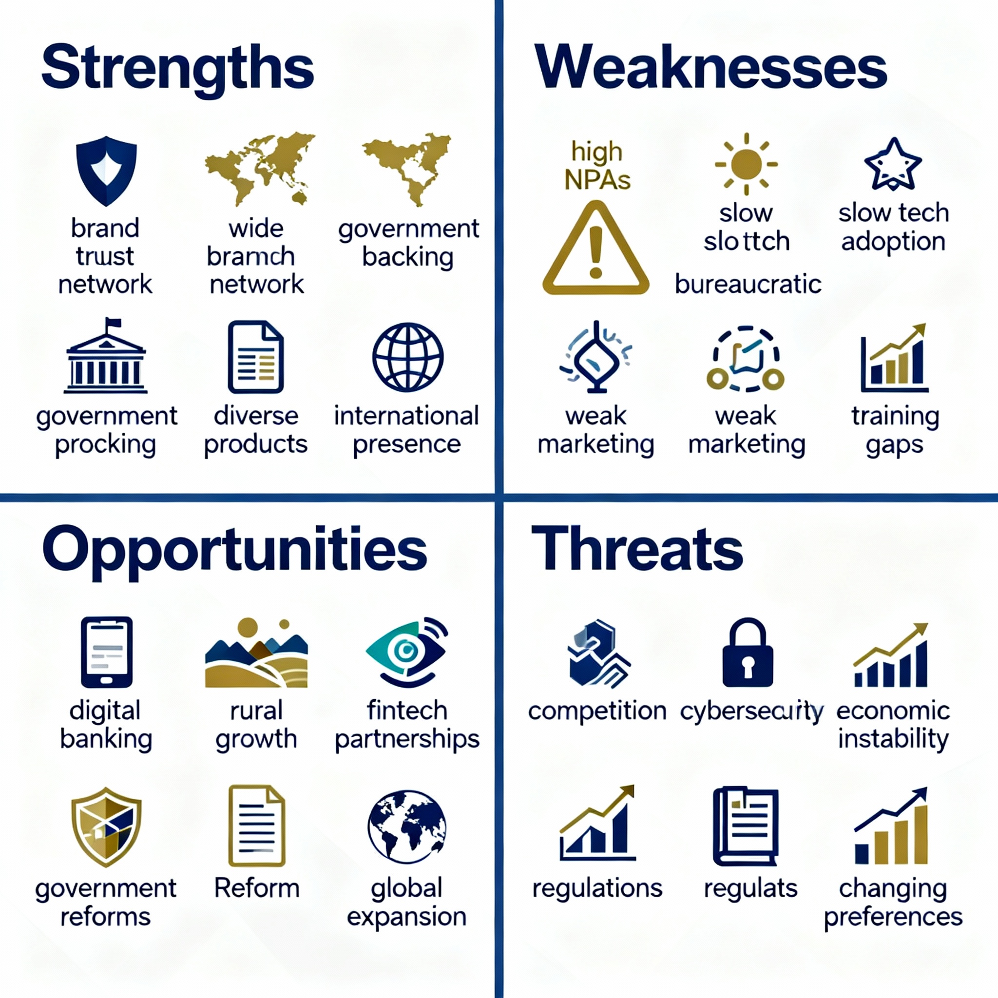 SWOT Analysis of Bank of India