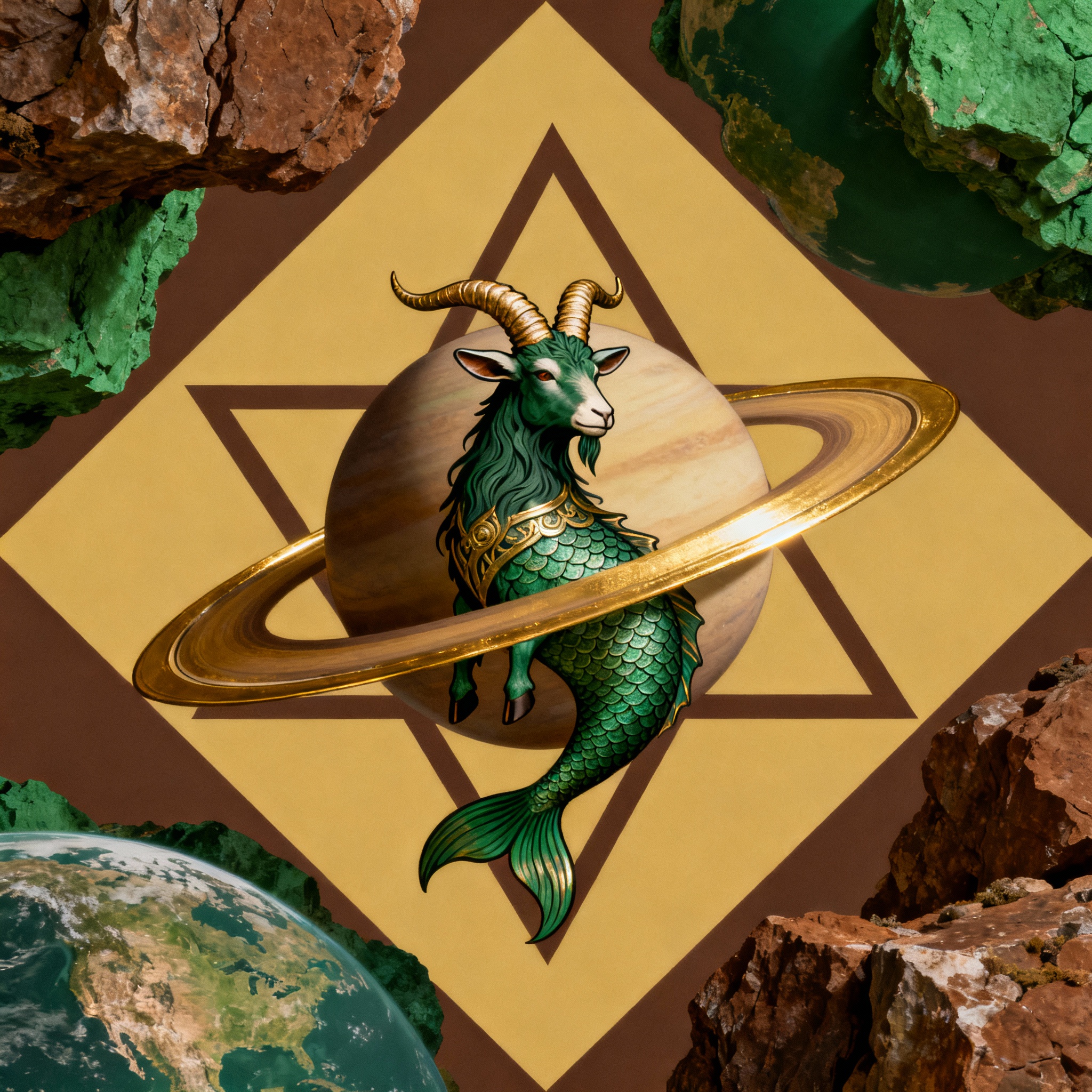 Makara Rashi (Capricorn) - The ambitious sea-goat with Saturn discipline