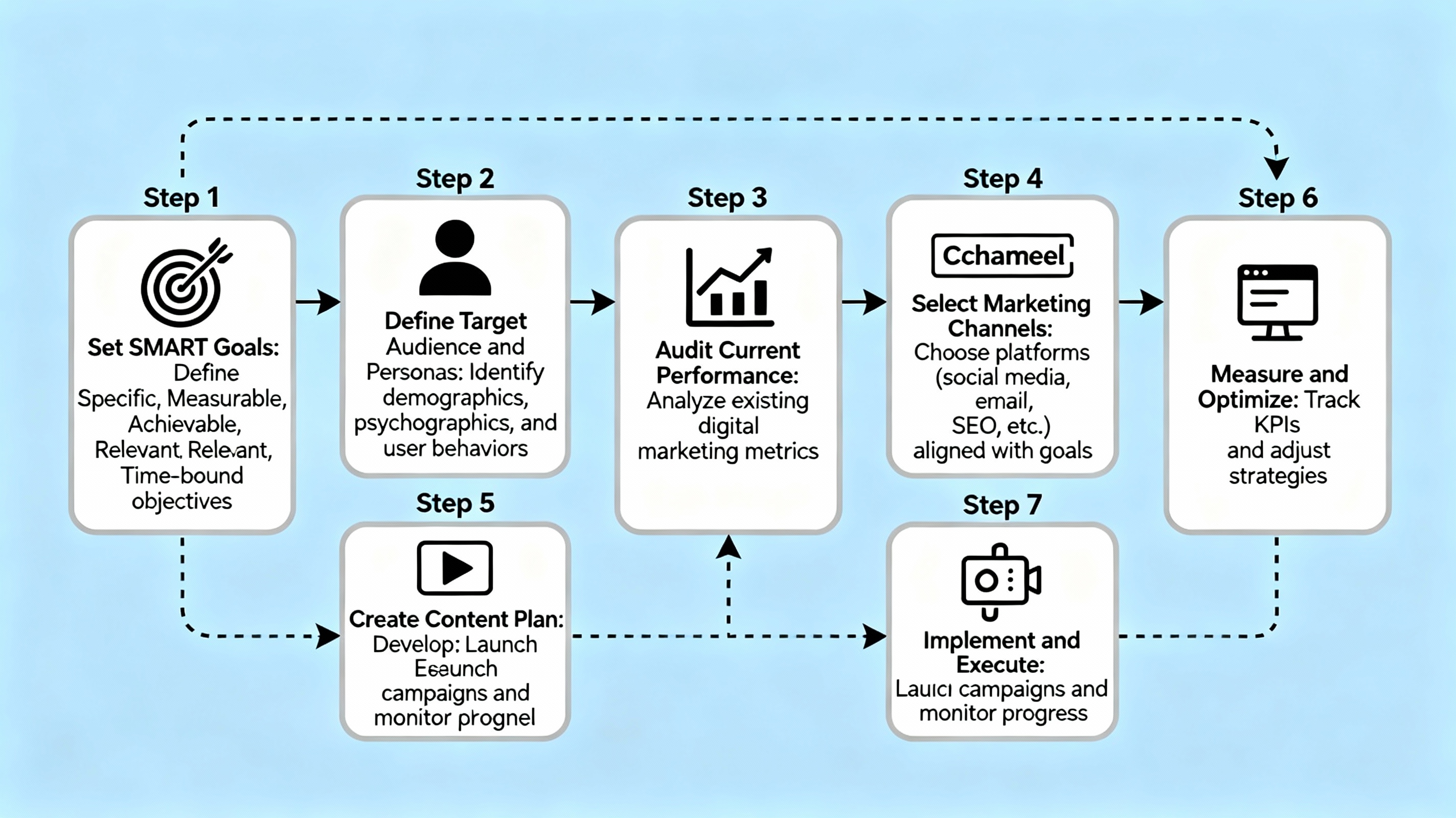 Seven-Step Digital Marketing Strategy Development Process