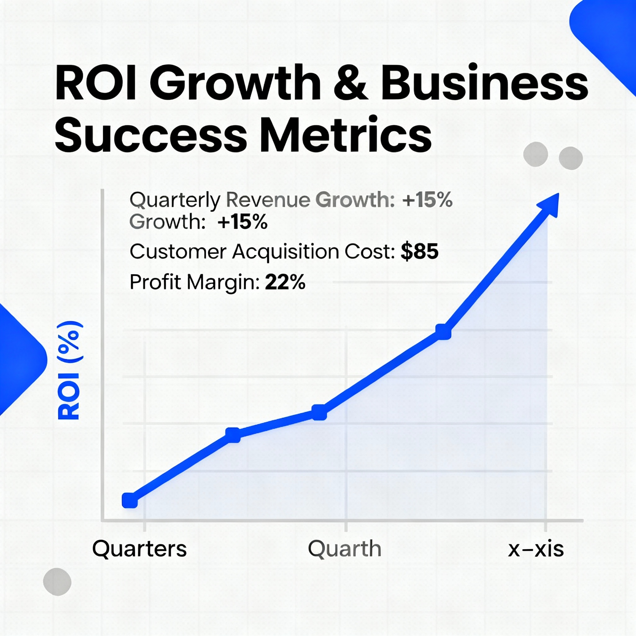 ROI and performance improvement metrics visualization