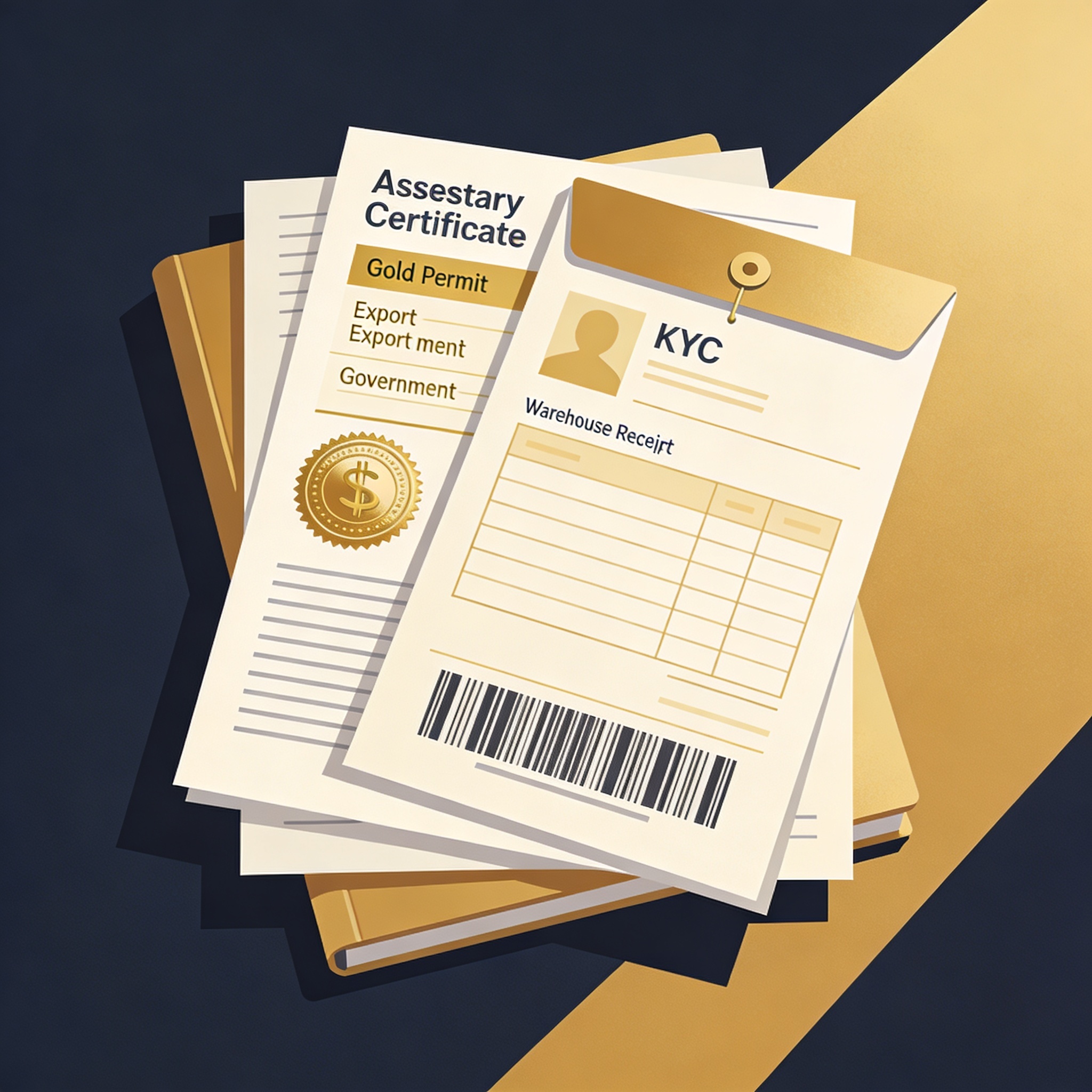 Gold export documentation compliance package