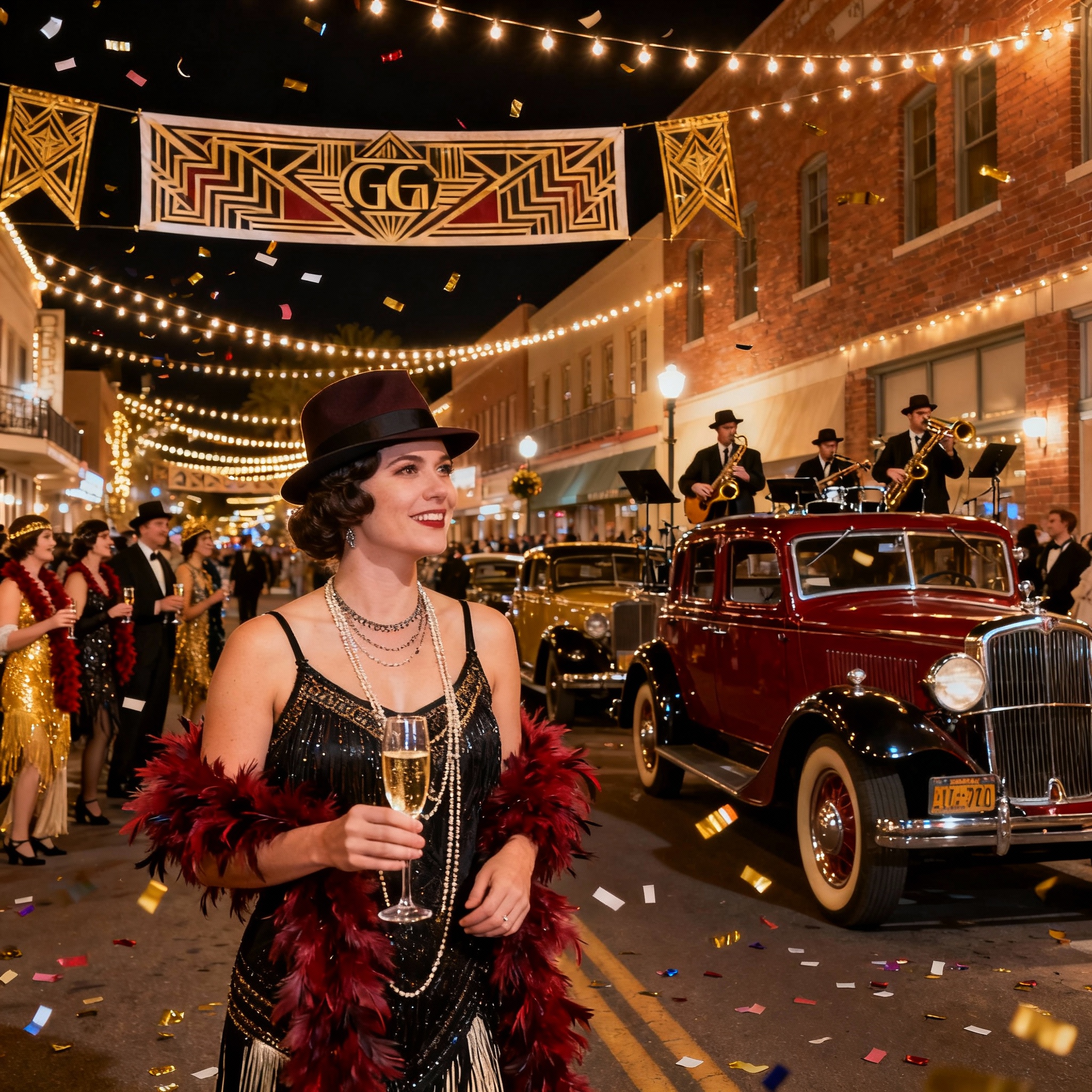 Boulder City Nevada Great Gatsby New Year's Eve celebration