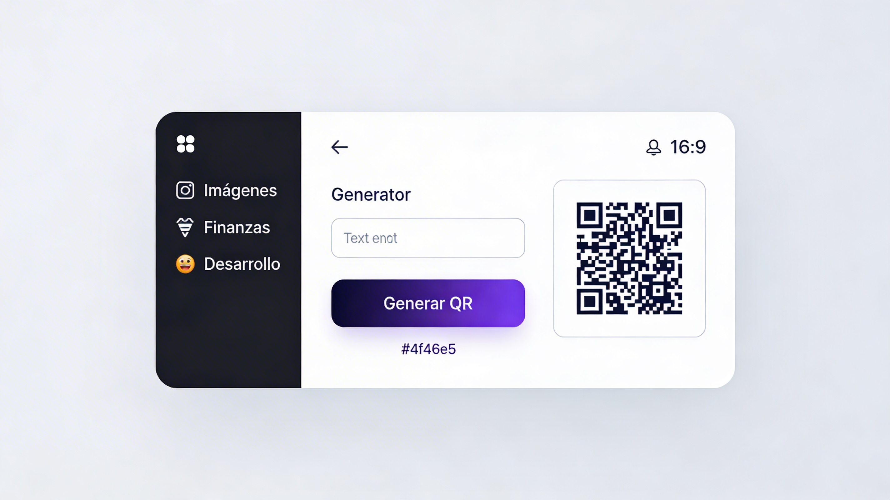 Sidebar de categorías Tools Zone