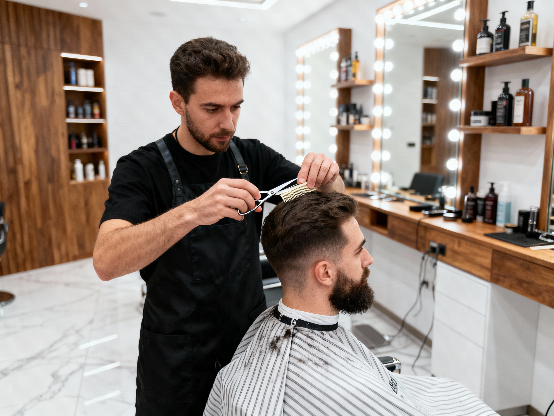 Professional beard grooming service