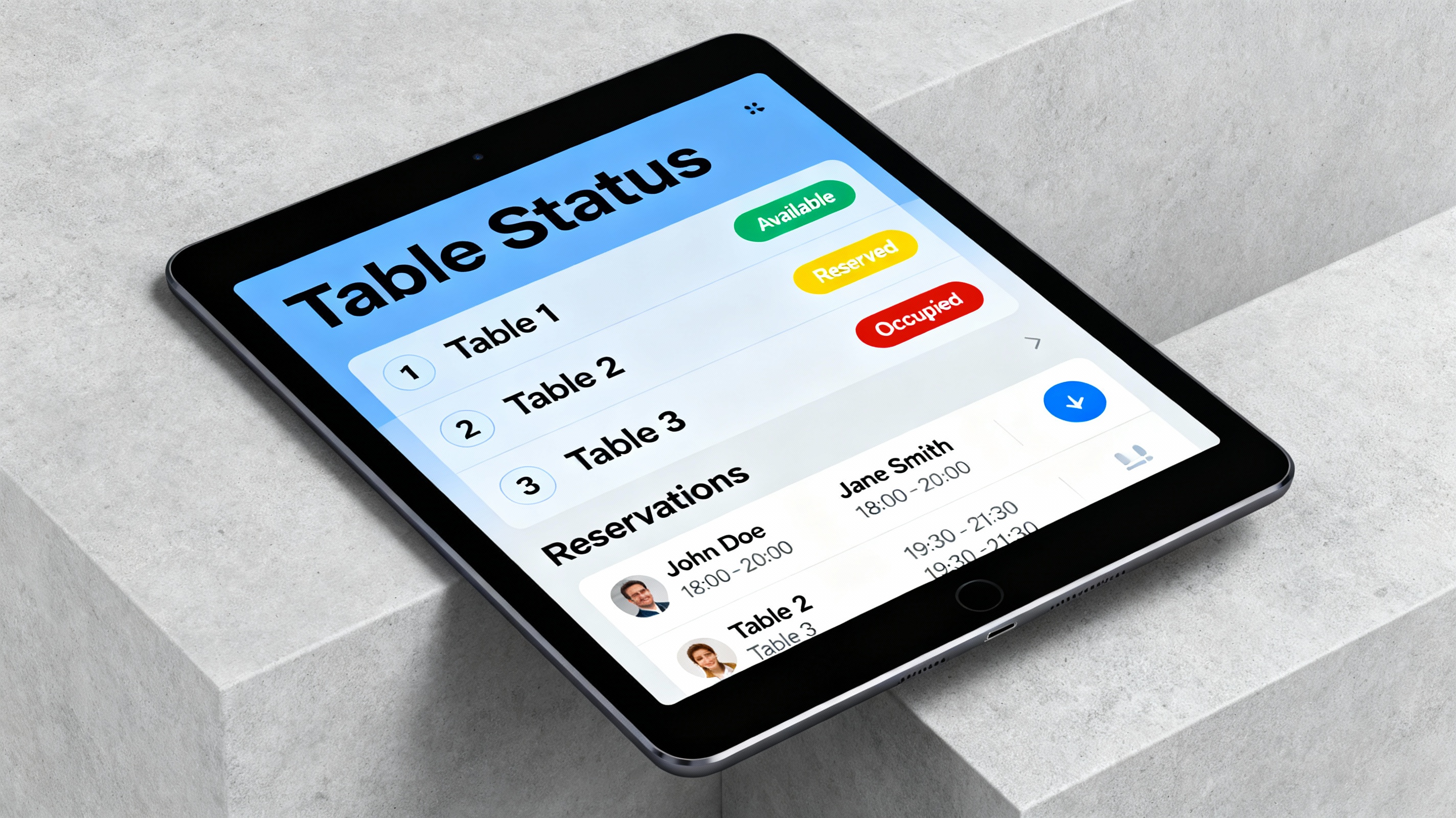 Dashboard de gestión moderna