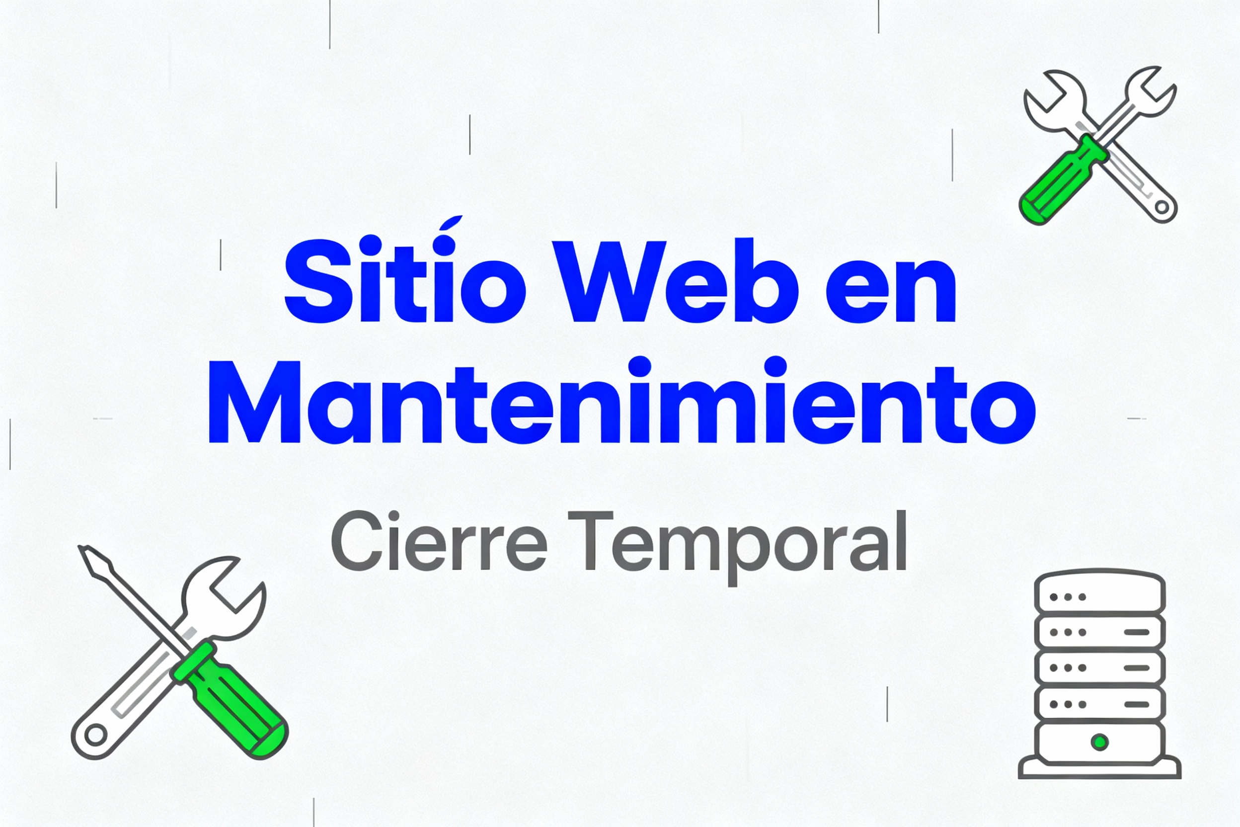 Sitio en Mantenimiento