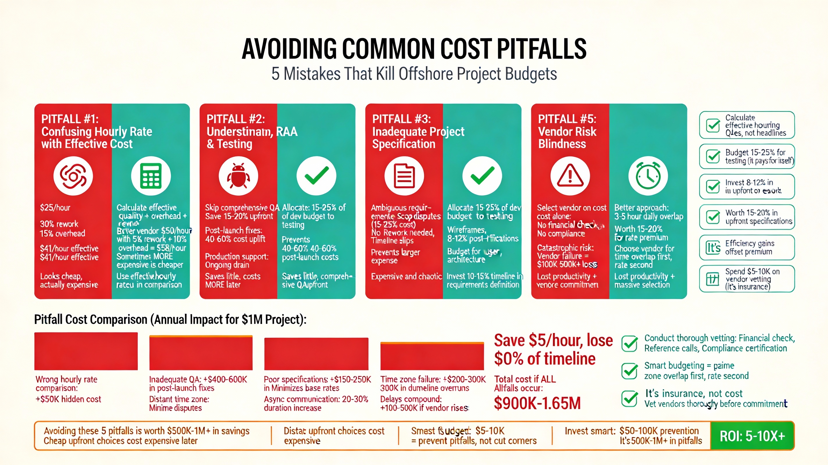 Avoiding Common Cost Pitfalls: 5 Mistakes That Kill Offshore Project Budgets