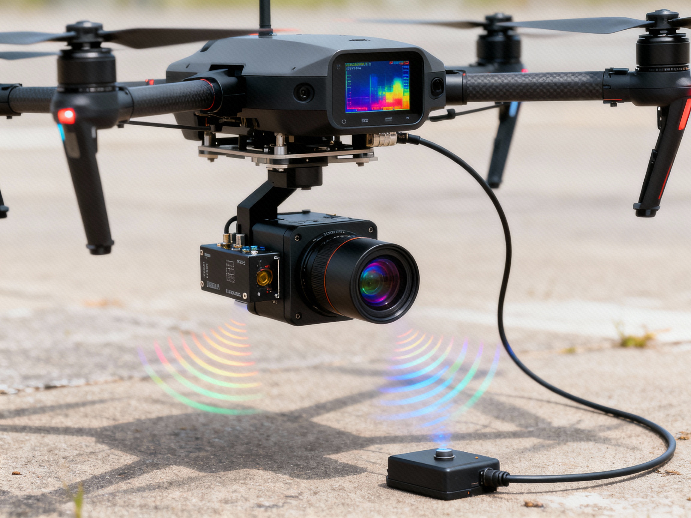 Advanced optical-thermal payload system for high-resolution surveillance and thermal imaging