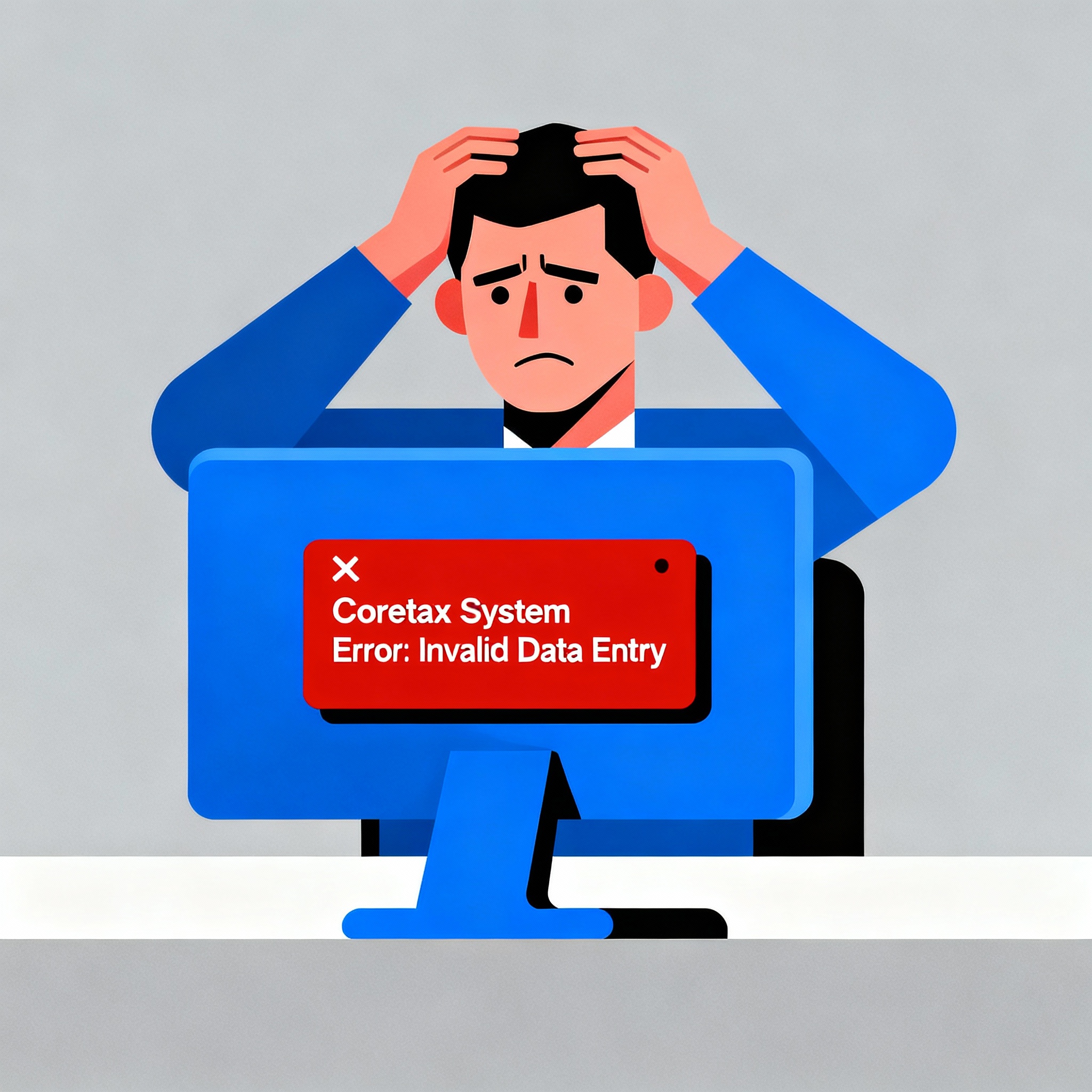 Coretax System Error - Frustrated Taxpayer Experiencing Technical Issues