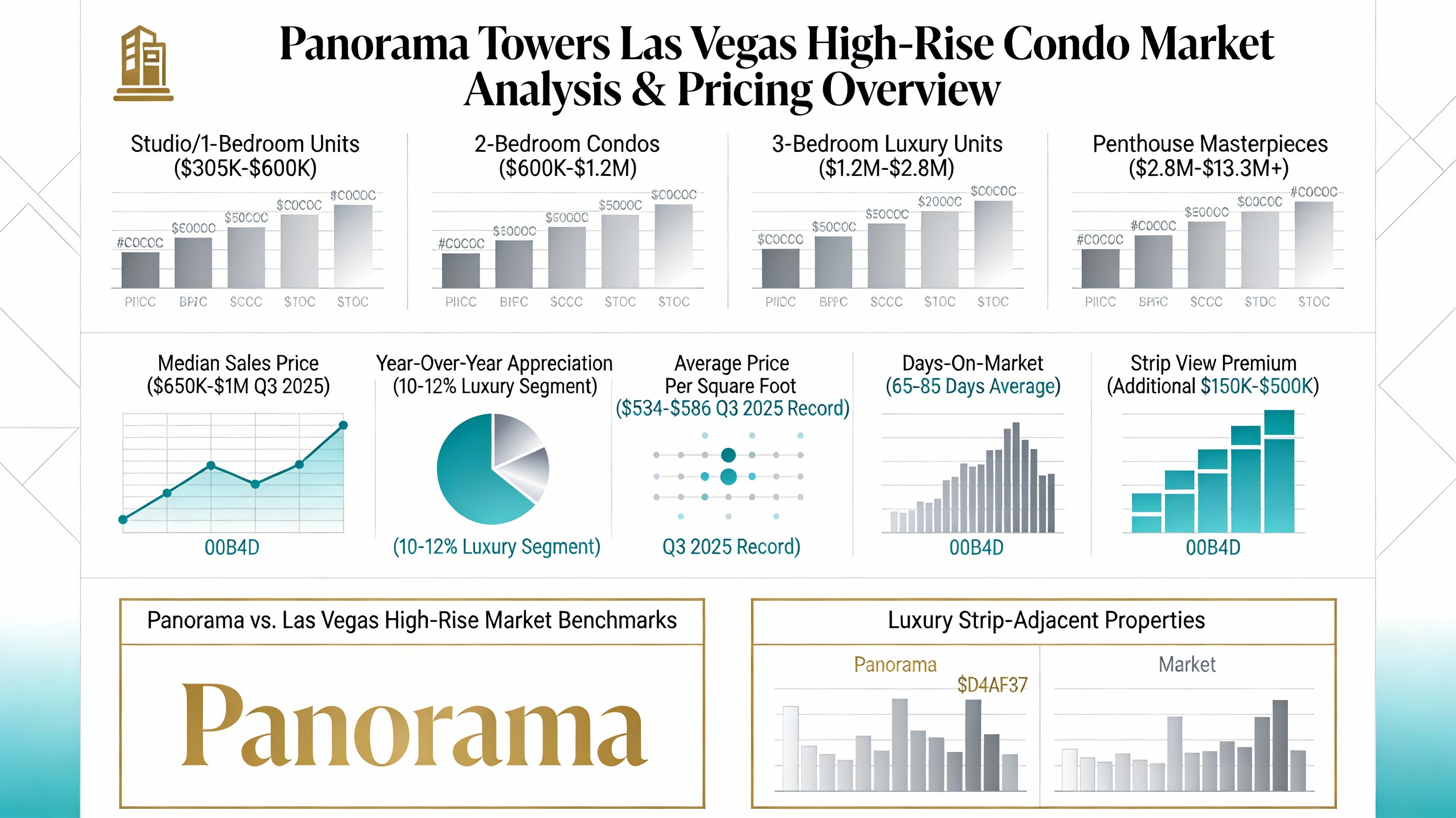 Panorama Towers Las Vegas high-rise condo market pricing analysis and appreciation trends 2025-2026